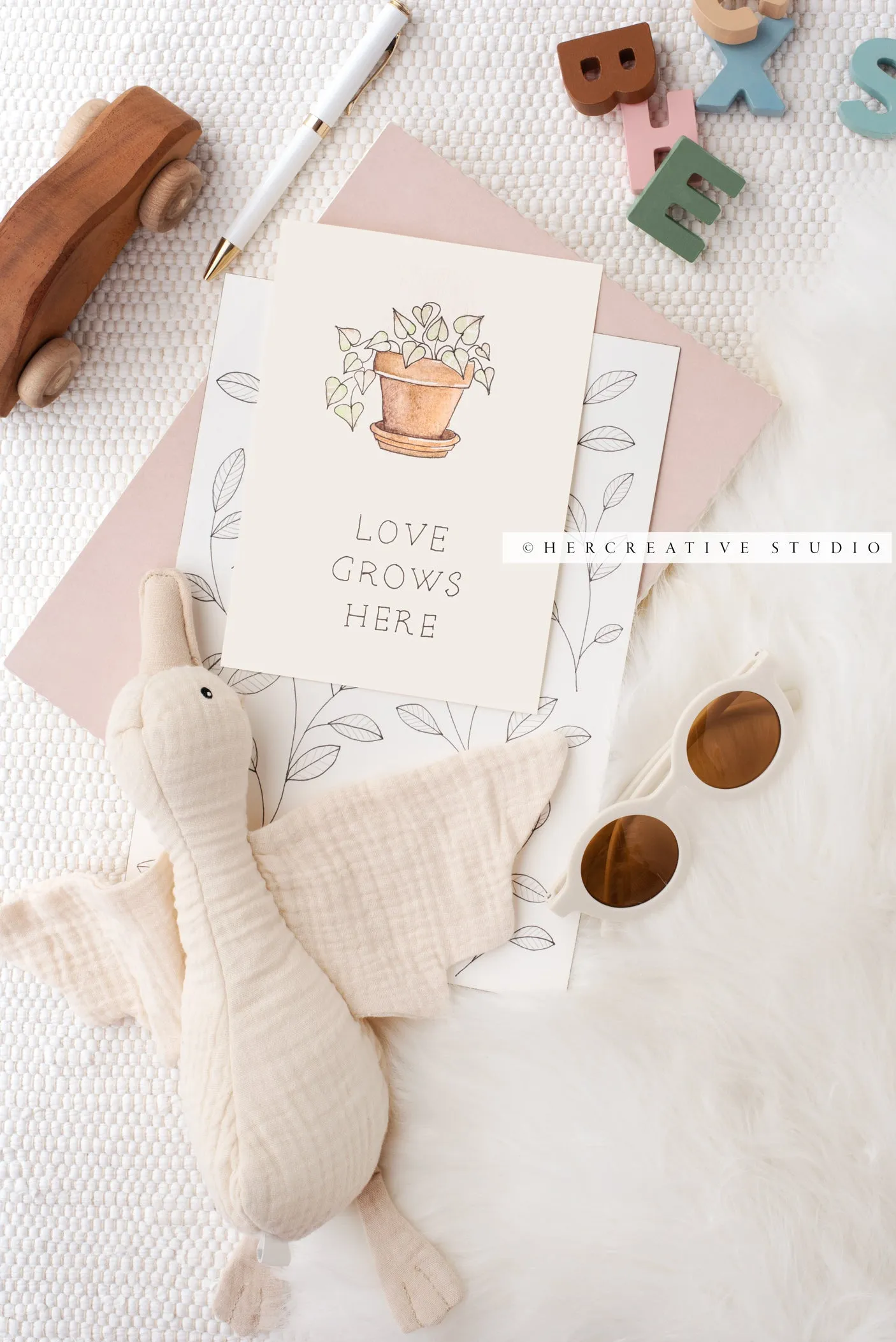 Nursery Print Mockup 5 x 7