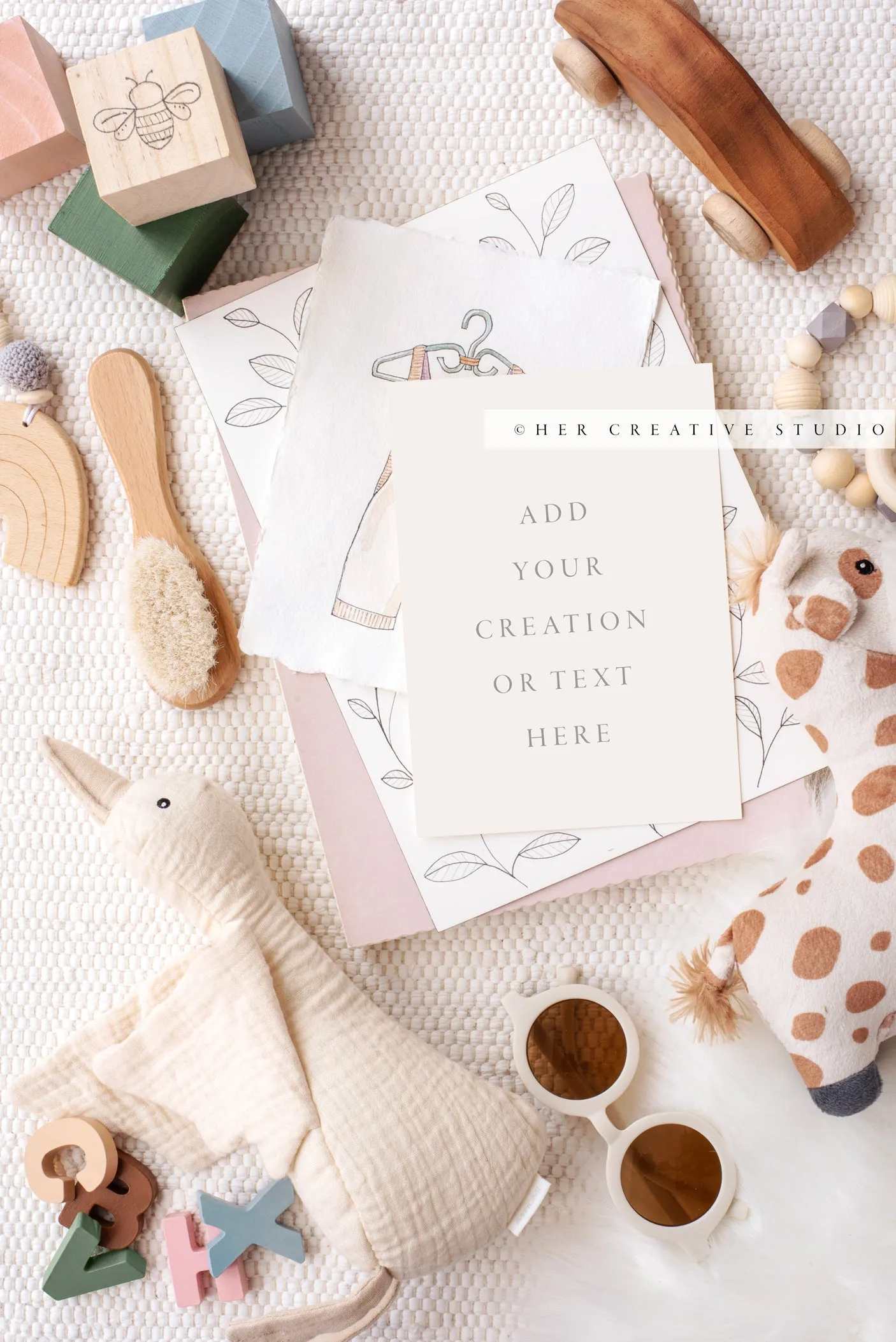 Nursury Print Artwork Mockup 5 x 7