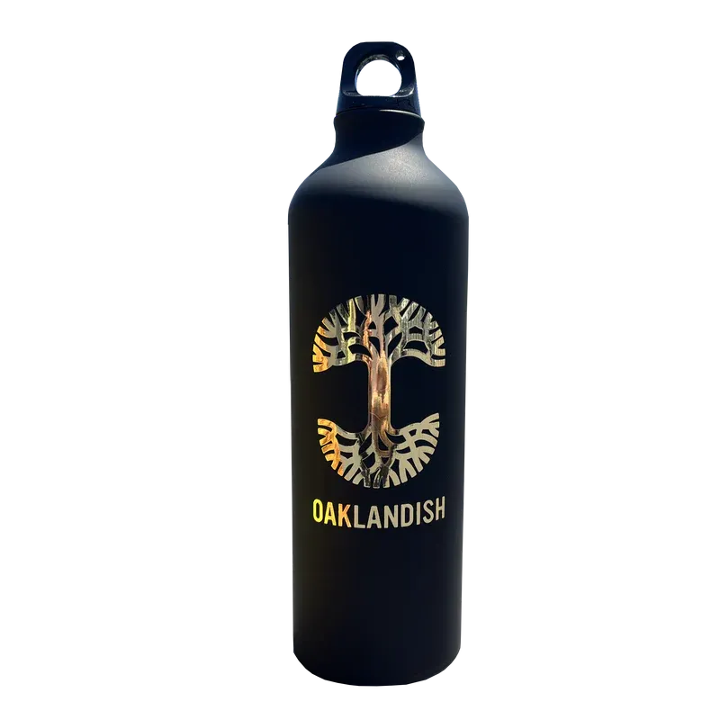 OAKLANDISH LOGO ALUMINUM WATER BOTTLE
