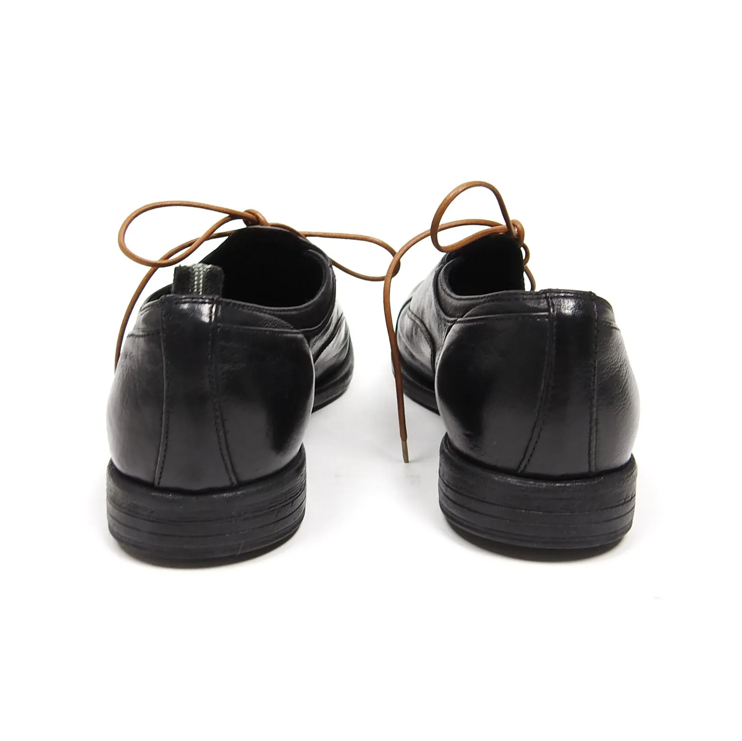 Officine Black Leather Oxford Size 40 (US 7)