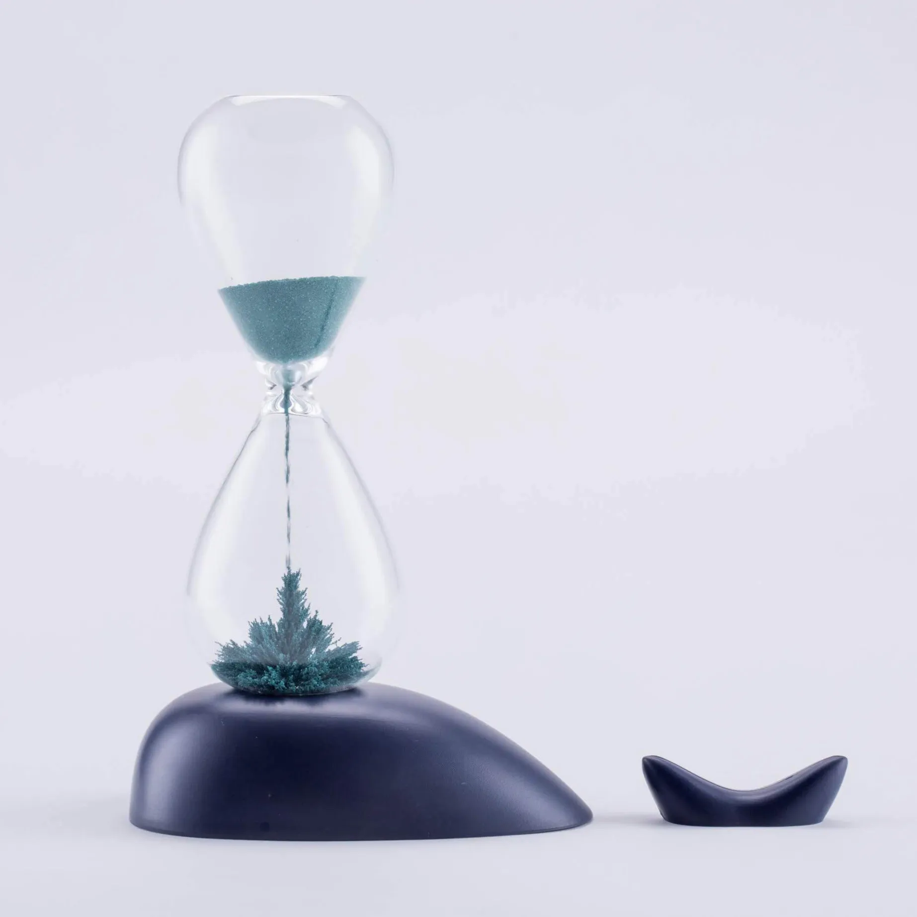 OH WHALE Glass Sand Timer