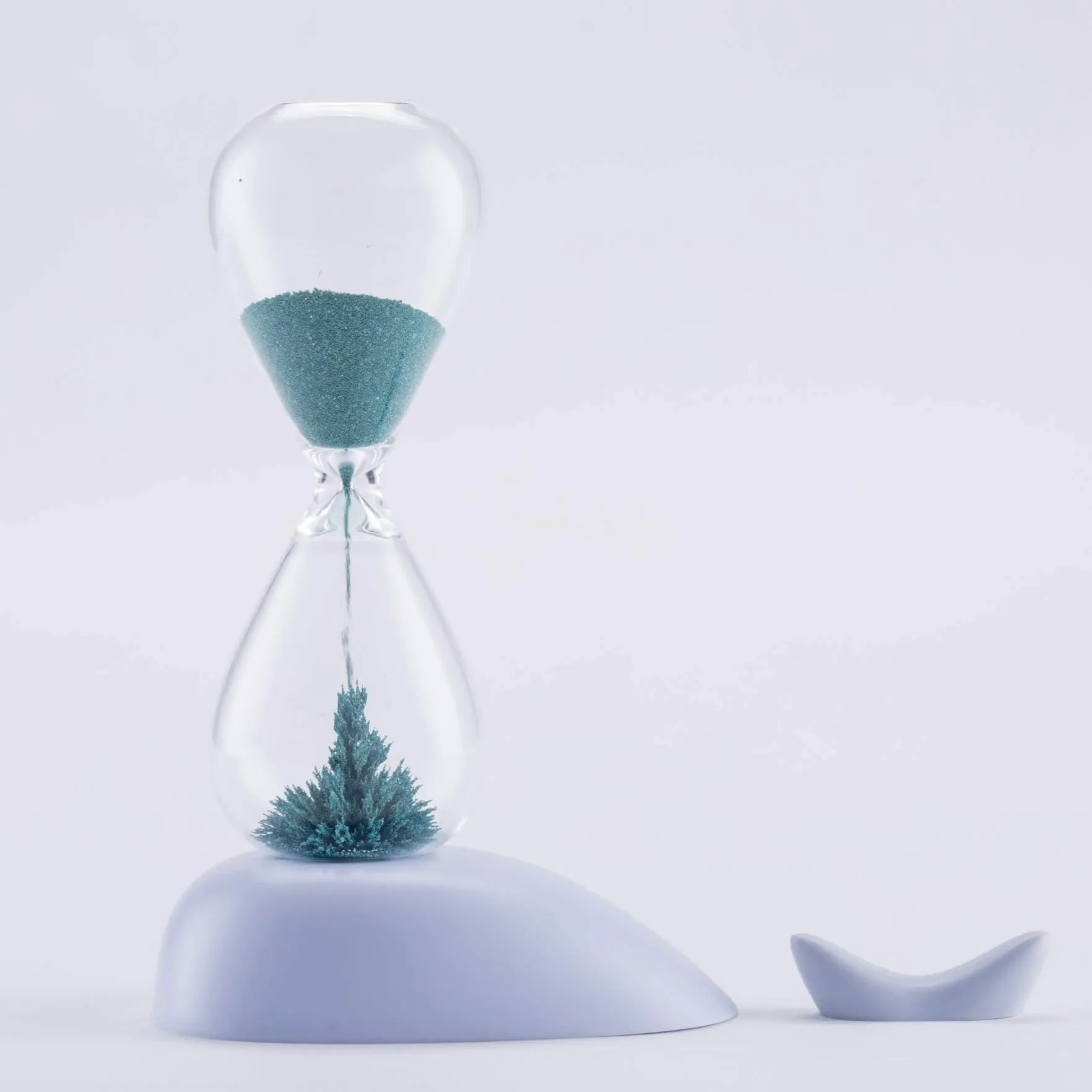 OH WHALE Glass Sand Timer