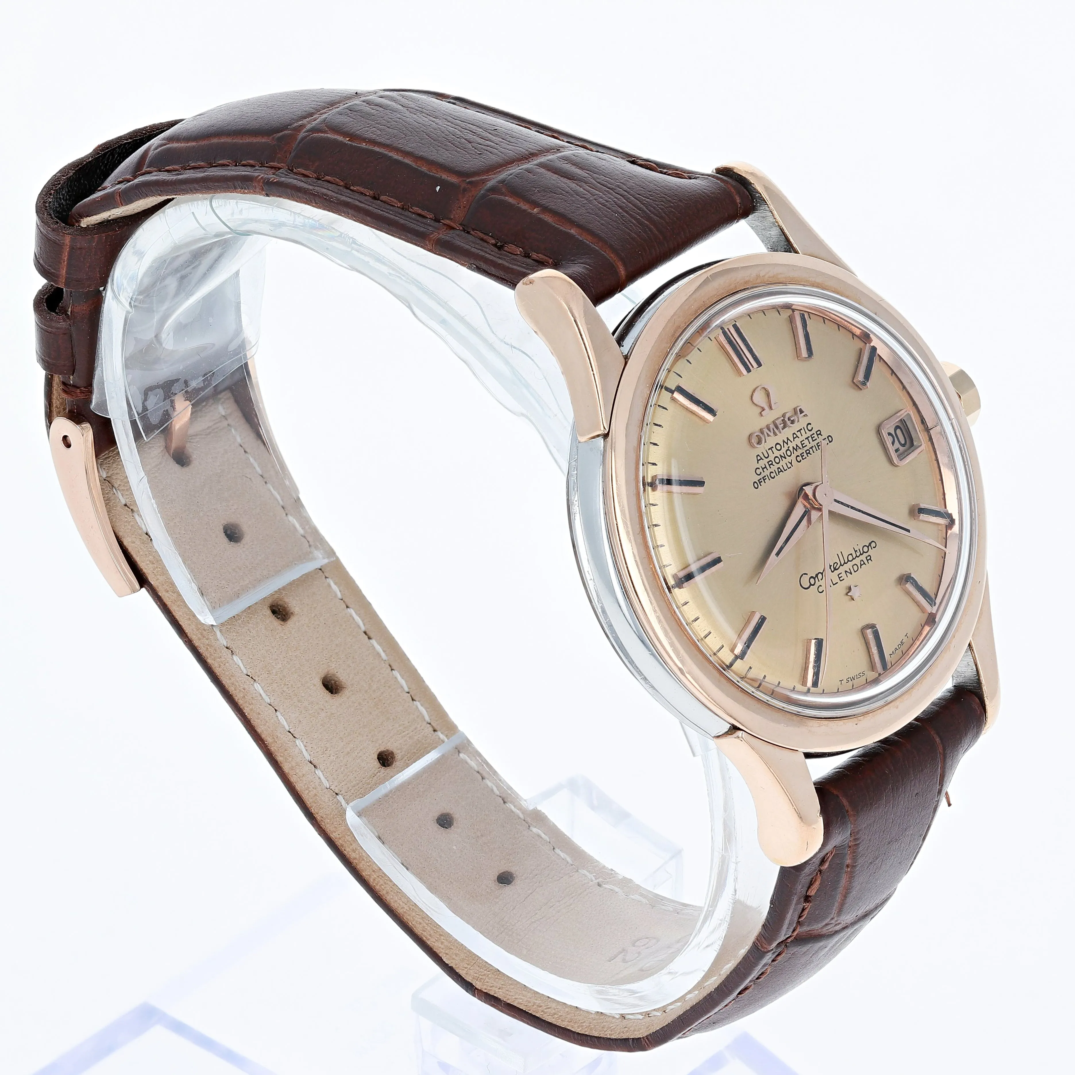 Omega Constellation Calendar 2943 Cal. 504 c. 1958 Rose Gold Capped 35 mm
