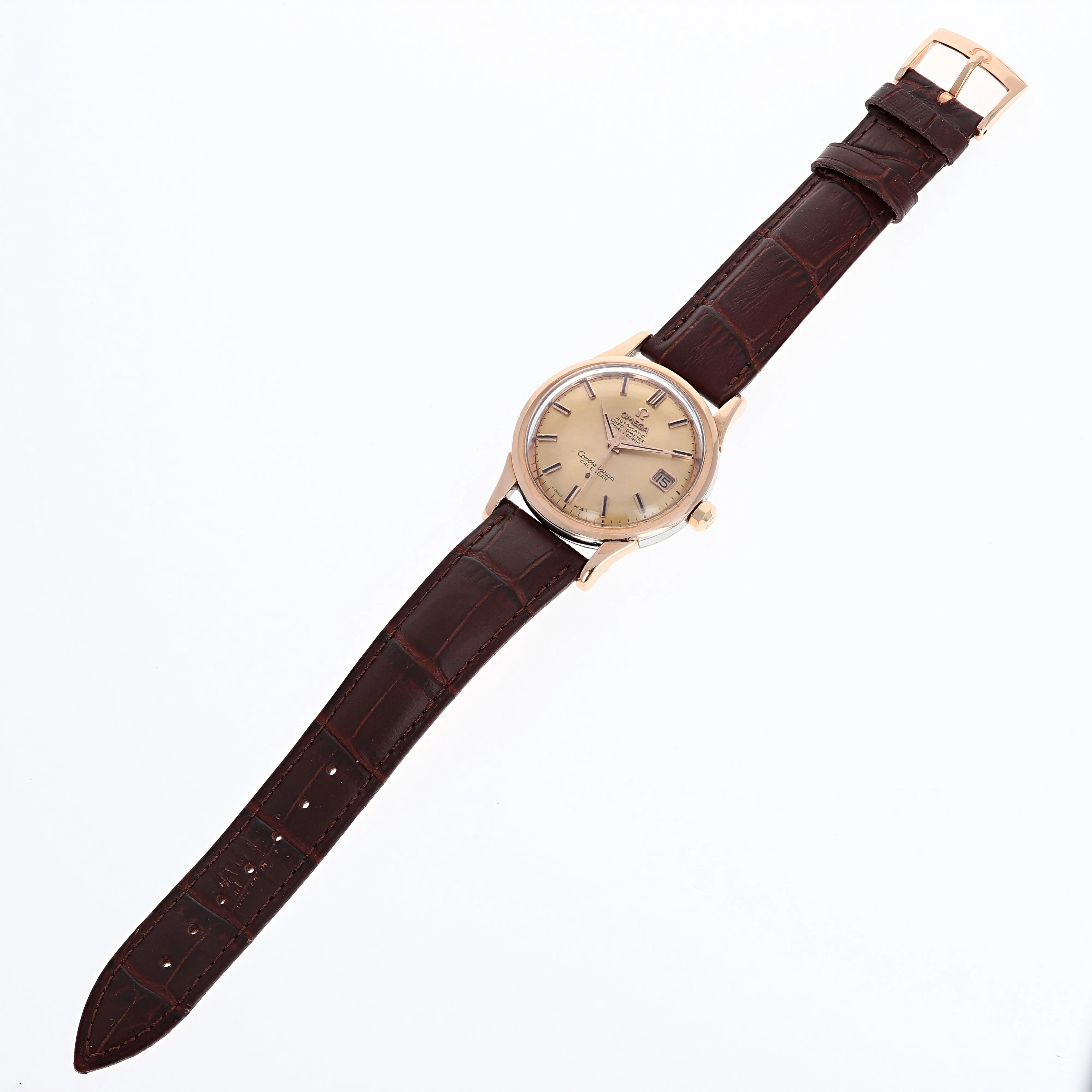 Omega Constellation Calendar 2943 Cal. 504 c. 1958 Rose Gold Capped 35 mm