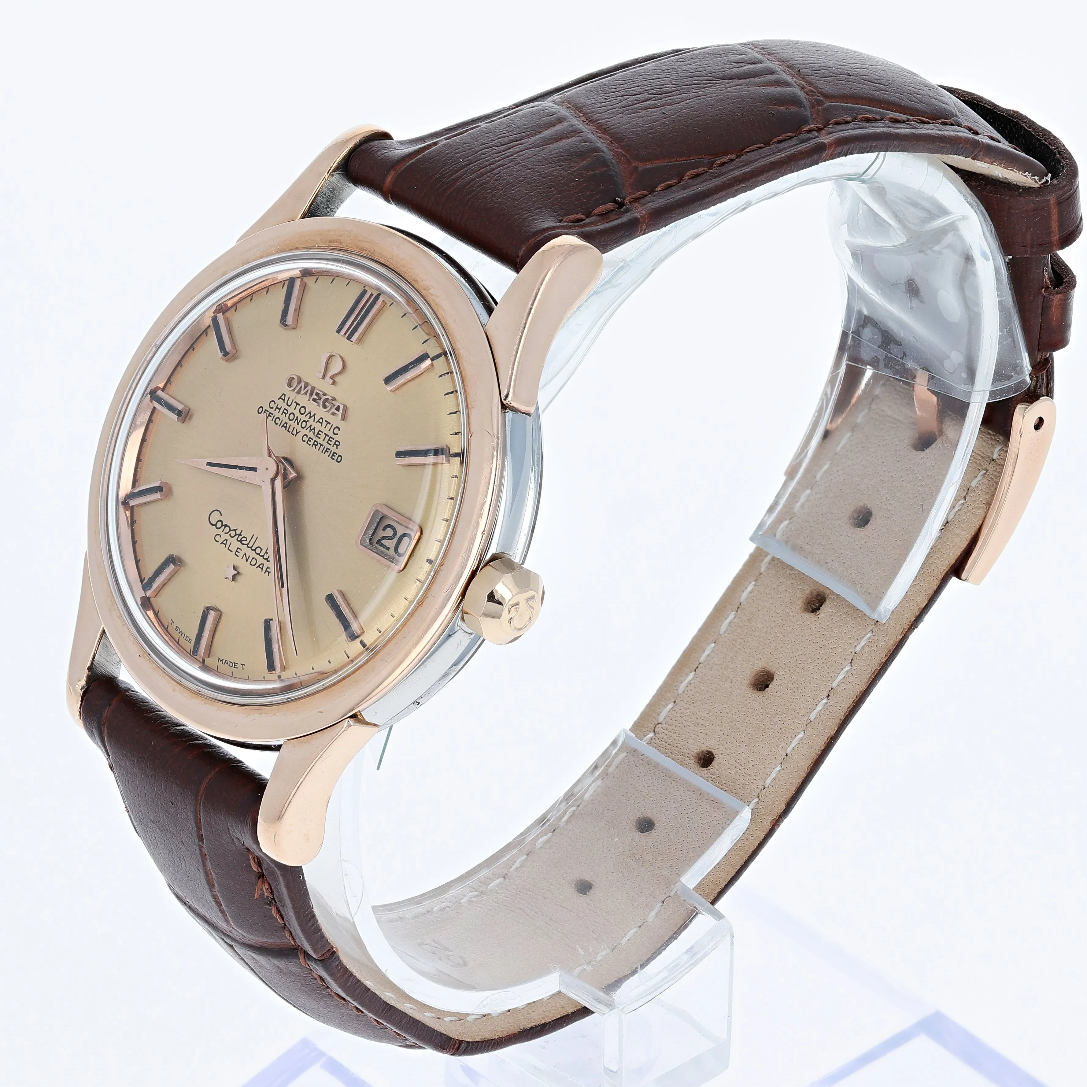Omega Constellation Calendar 2943 Cal. 504 c. 1958 Rose Gold Capped 35 mm