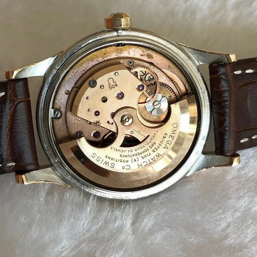 Omega Constellation Calendar 2943 Cal. 504 c. 1958 Rose Gold Capped 35 mm