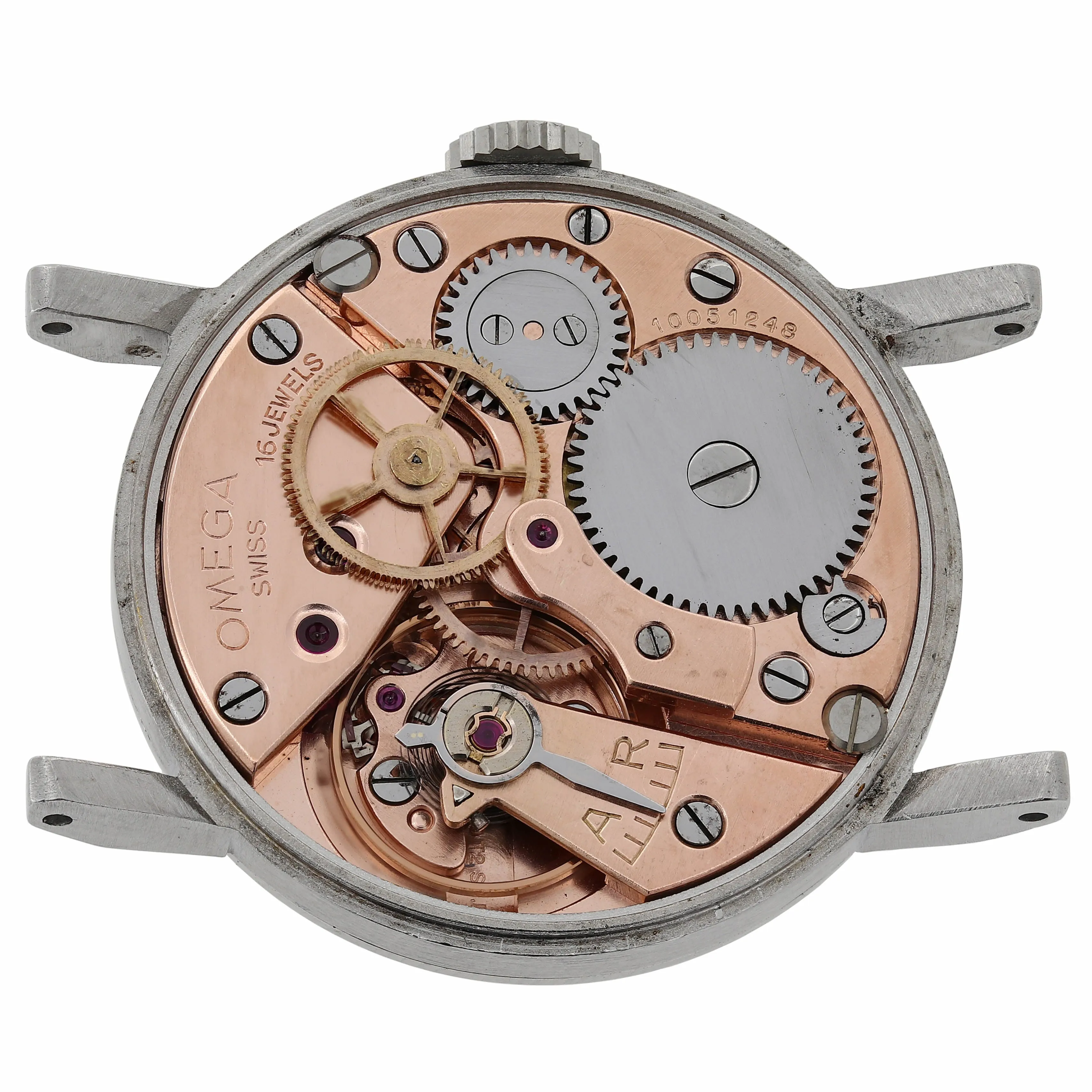 Omega Military 2242/1 Salmon Dial Manual Cal. 30T2 c. 1945 Steel 33 mm