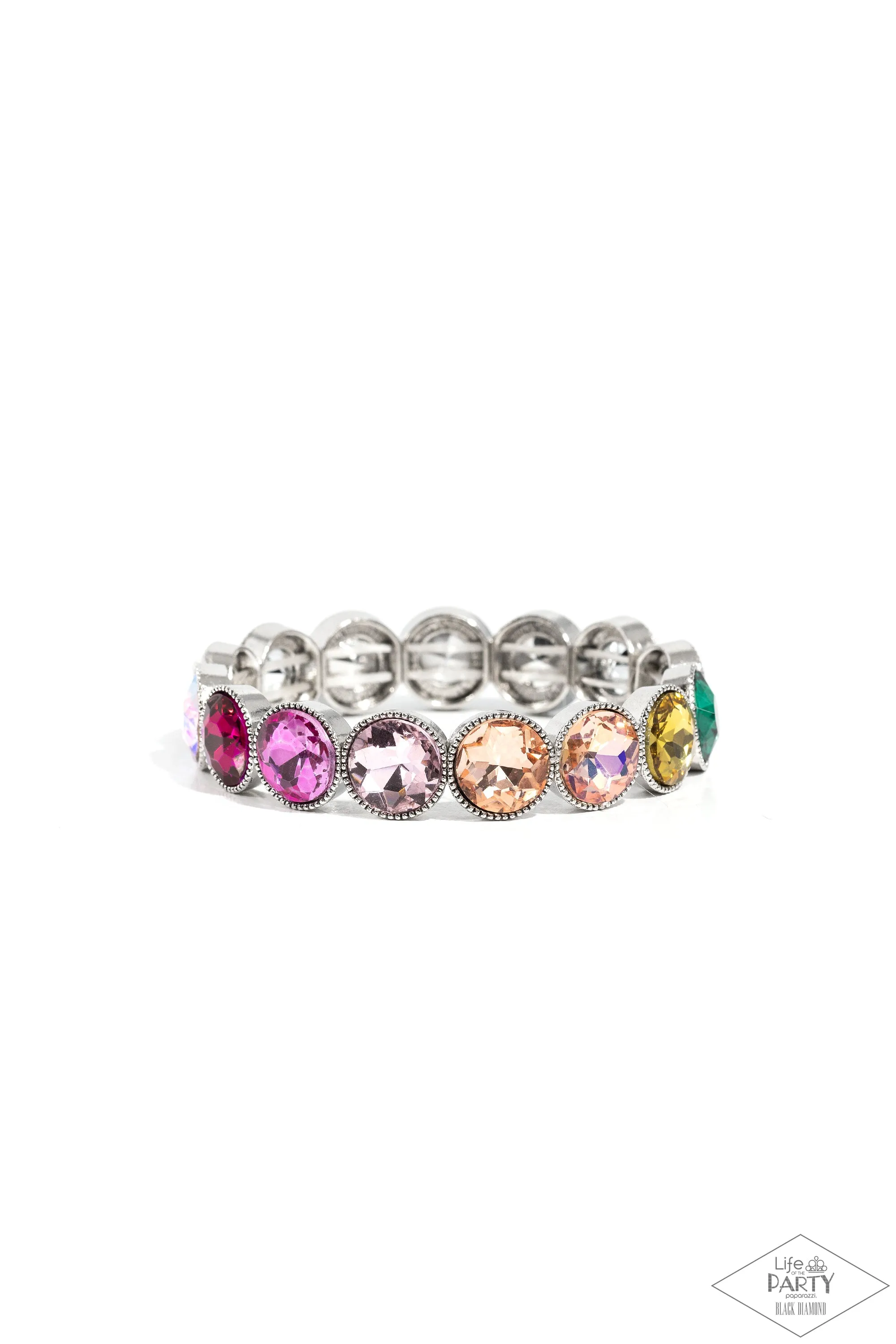 Paparazzi Number One Knockout - Multi Stretch Bracelet
