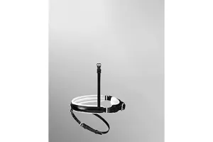 Passier Exchangeable Noseband for Caveson Special with White Lining, with Flash Strap