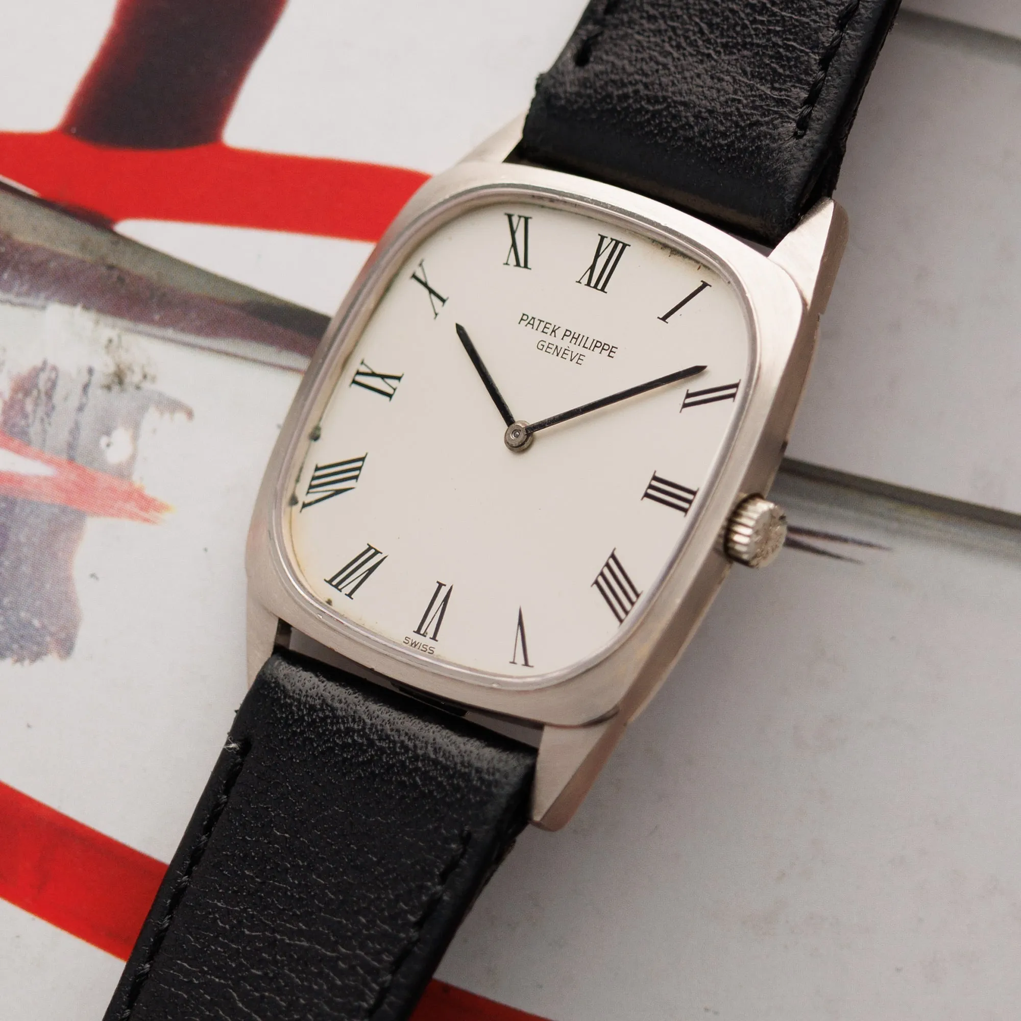 Patek Philippe White Gold Mechanical Watch Ref. 3566