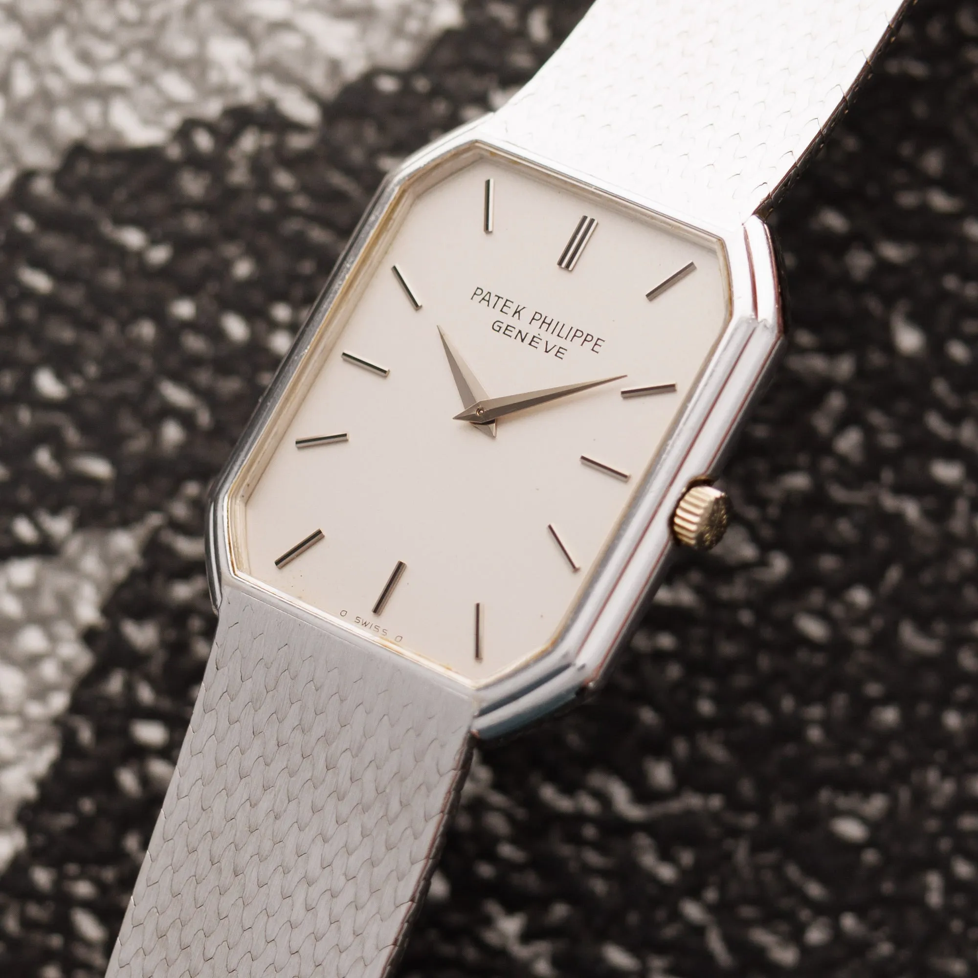 Patek Philippe White Gold Mechanical Watch