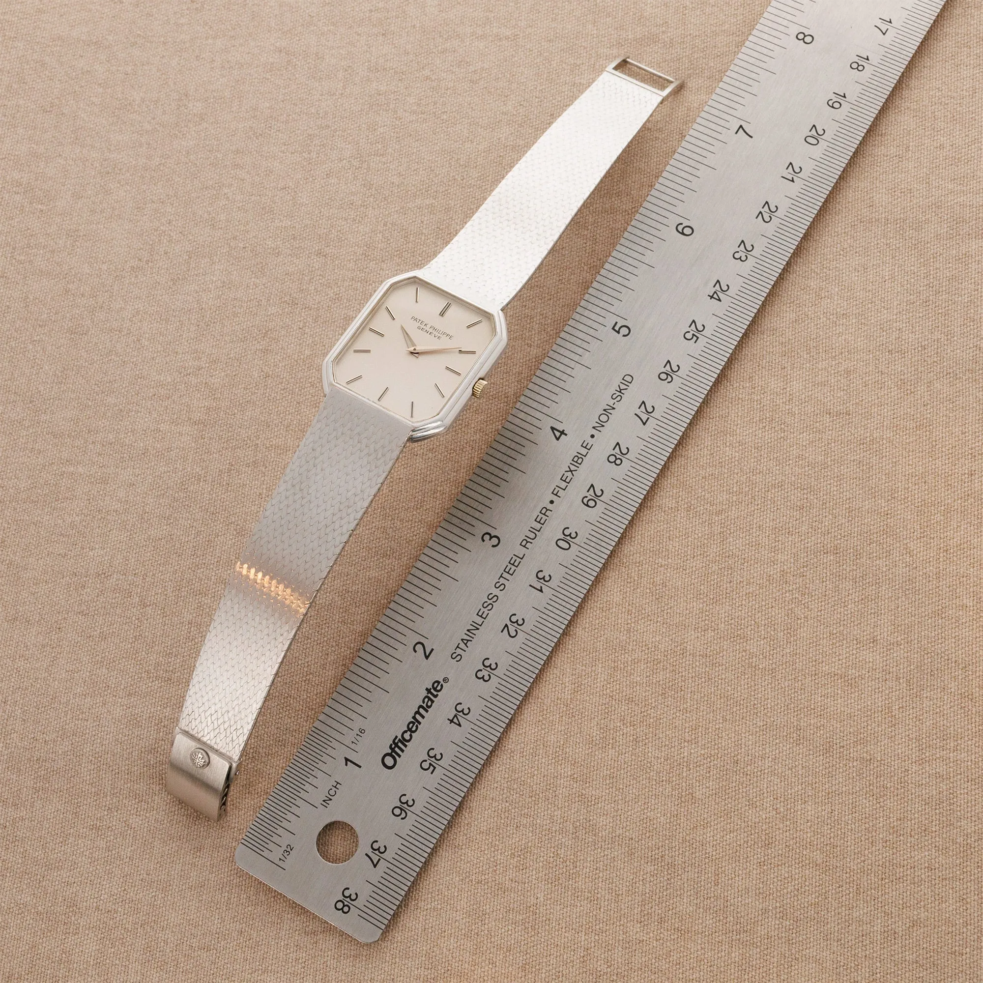 Patek Philippe White Gold Mechanical Watch