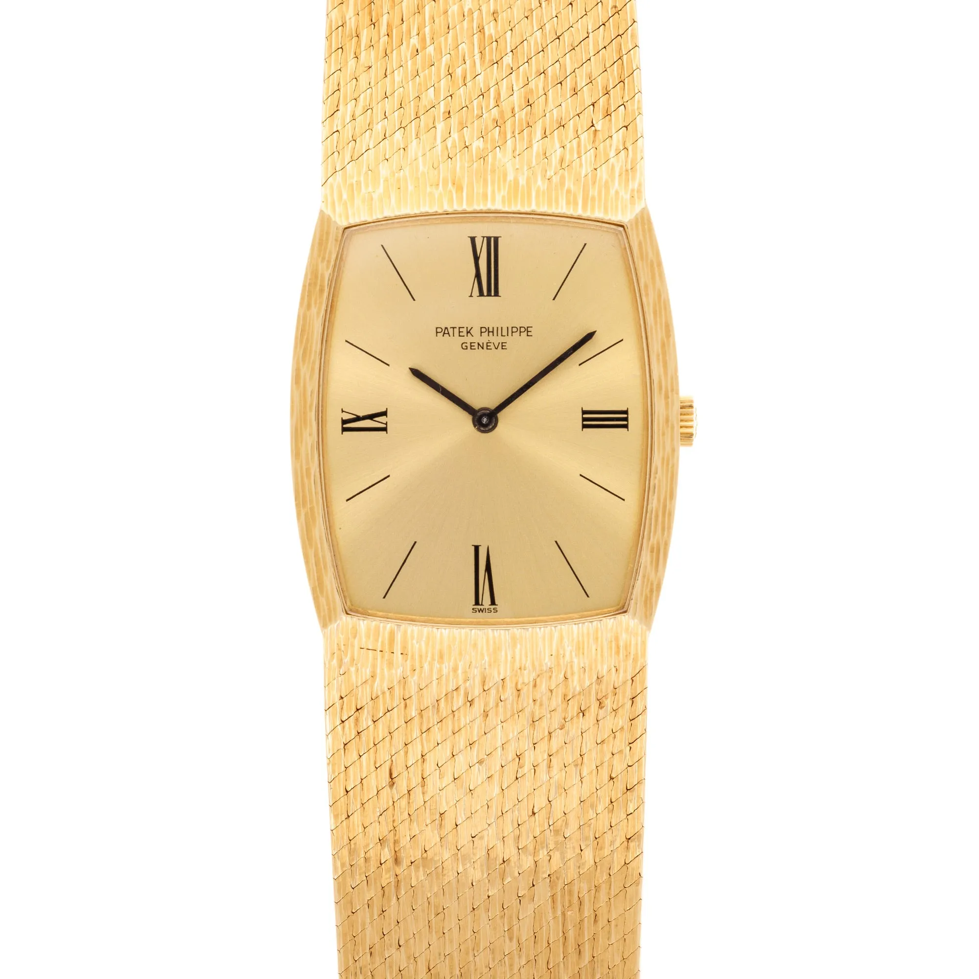 Patek Philippe Yellow Gold Mechanical Bracelet Watch Ref. 3528