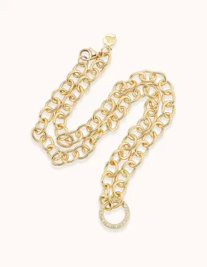 Pave Clasp CLR 6.8 Cable Chain