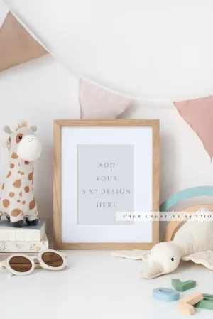 Picture frame Mockup for Nursury Artwork
