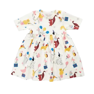 Pink Chicken Baby Organic Steph Dress - Birthday