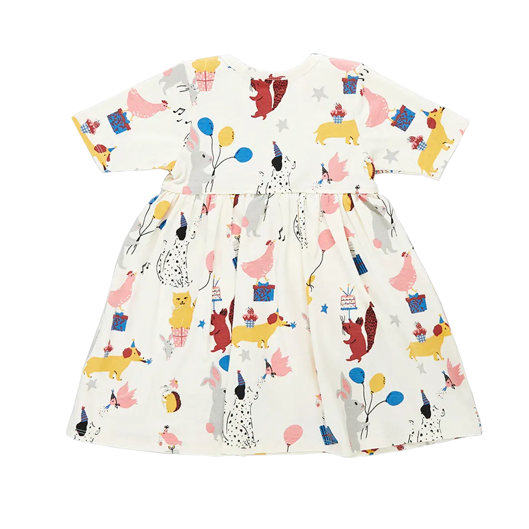 Pink Chicken Baby Organic Steph Dress - Birthday