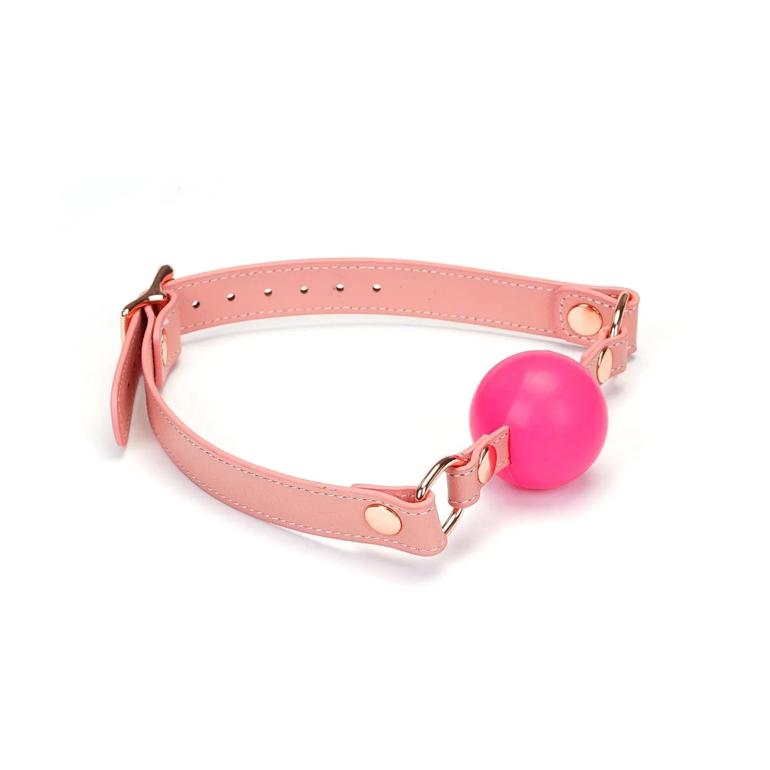 Pink Dream Leather Ball Gag