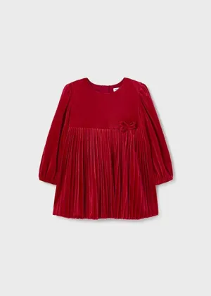 Pleated Velvet Dress 2.949