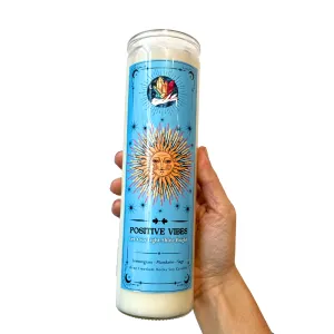 Positive Vibes All Natural Scented Prayer Candle