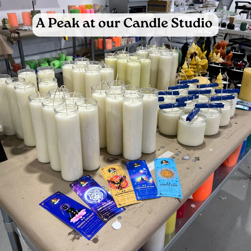 Positive Vibes All Natural Scented Prayer Candle