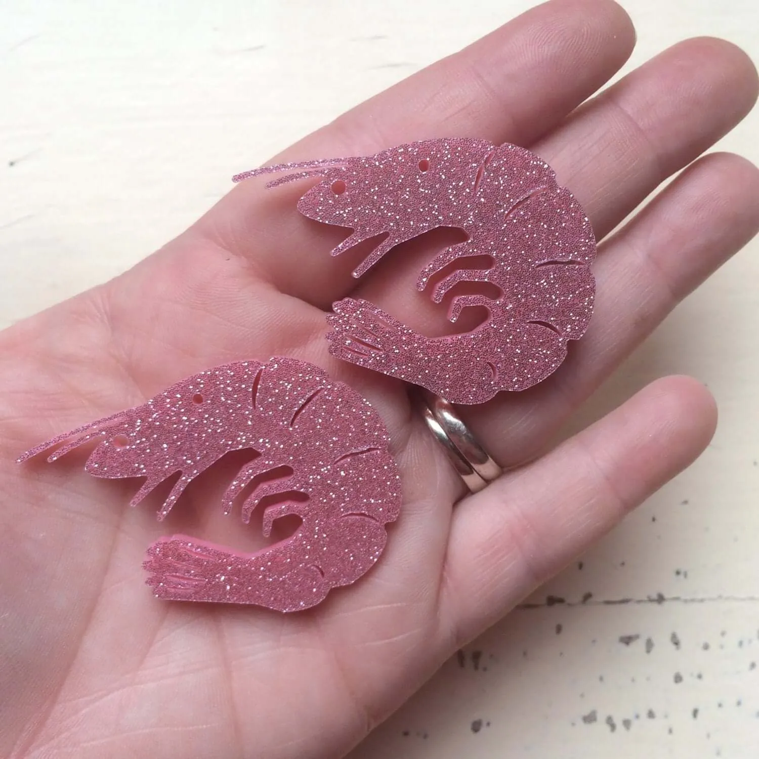 Prawn Dangles - 2 Pair
