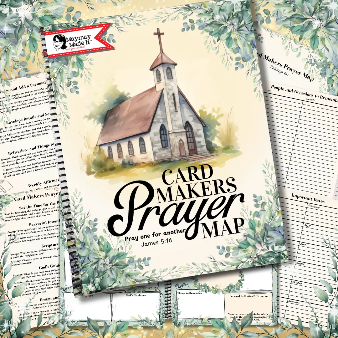 **PRE ORDER** PHYSICAL VERSION**Card Maker's Prayer Map by Maymay Helms