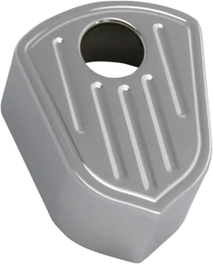 Pro-One Performance 908319 Ignition Switch Cover - Ball-Milled - Chrome