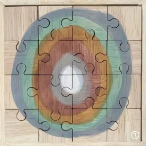 Puzzle - Earth Moon - 16 pieces
