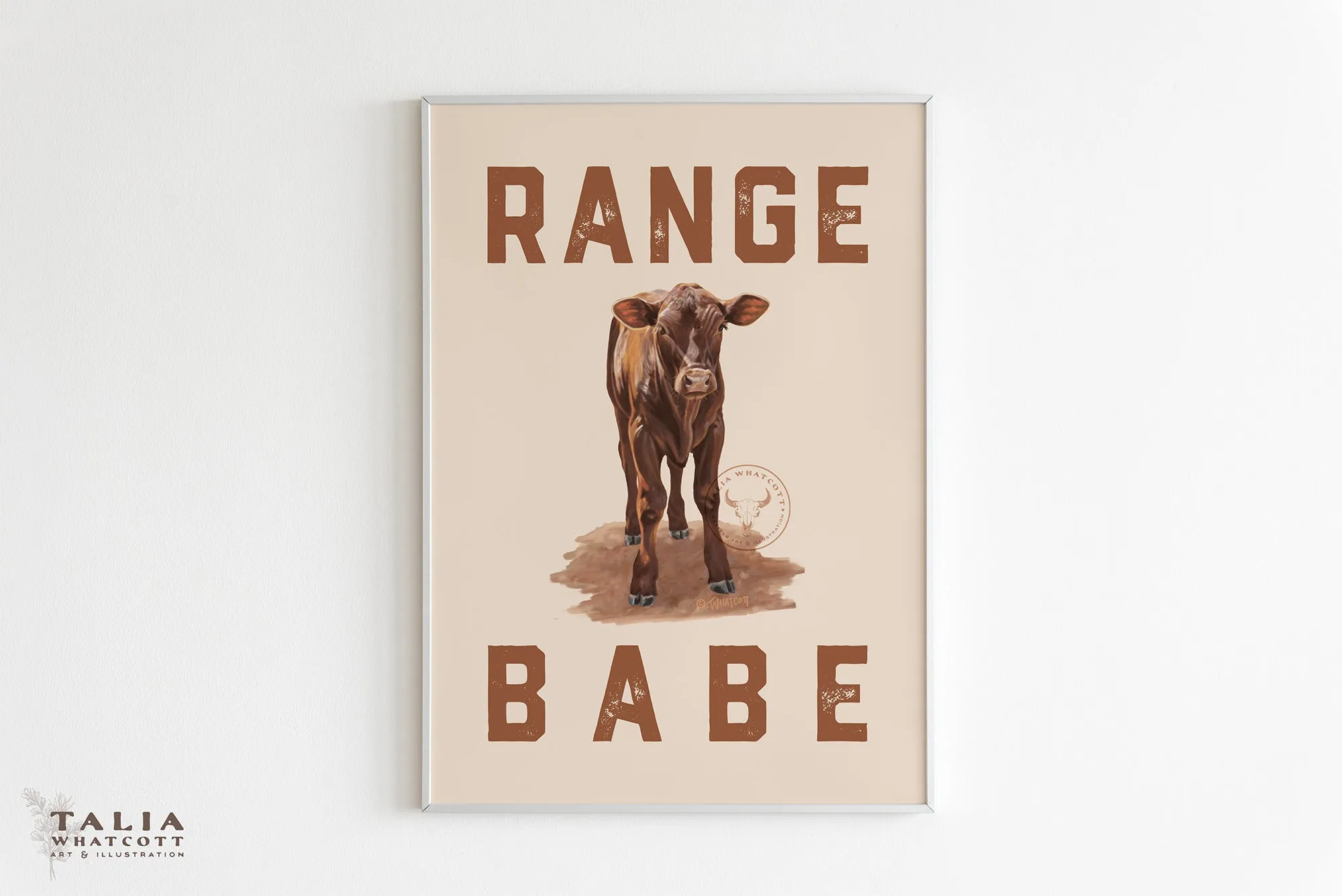 "Range Babe" Premium Matte Paper Art Print