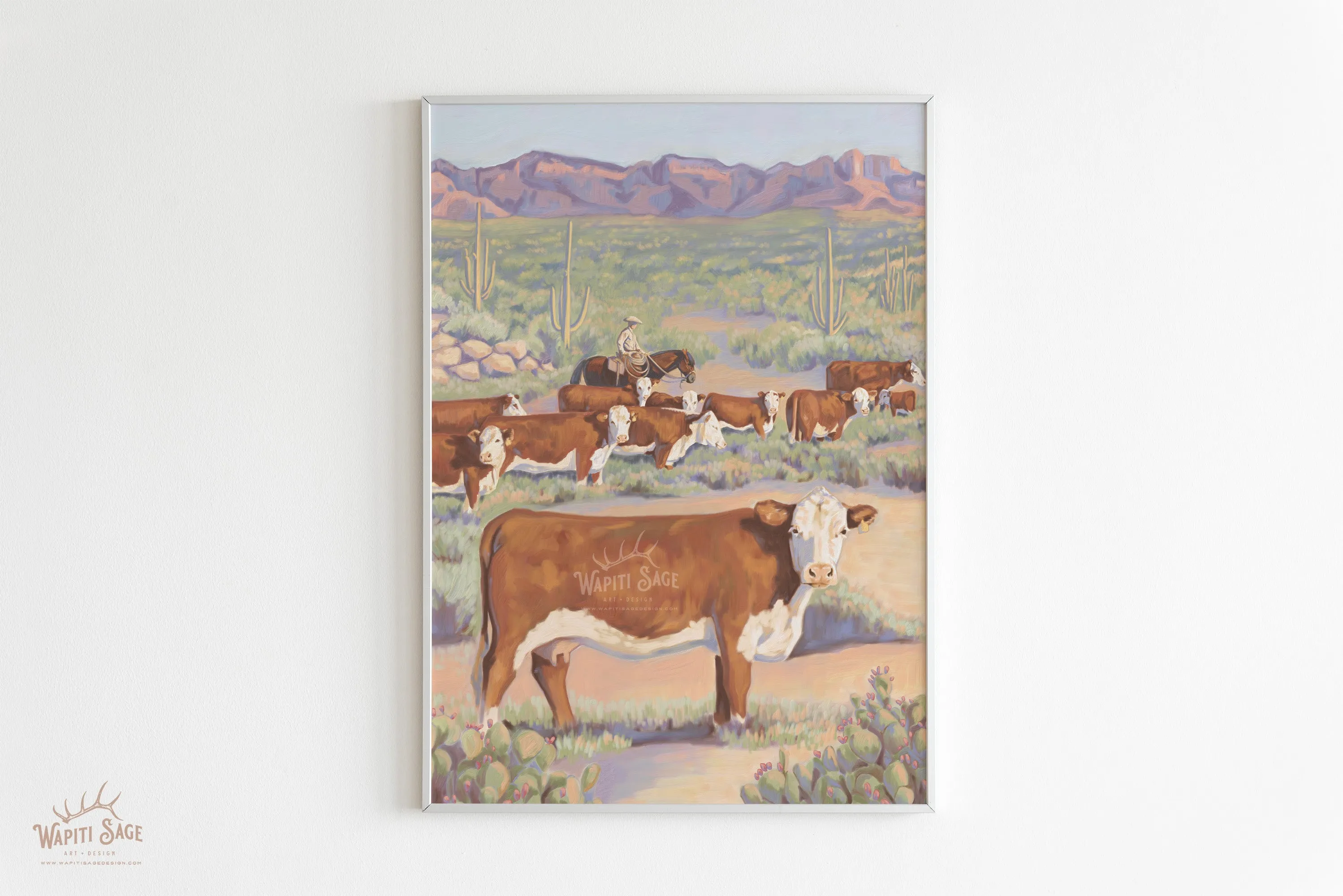 "Red Desert" Premium Matte Paper Art Print