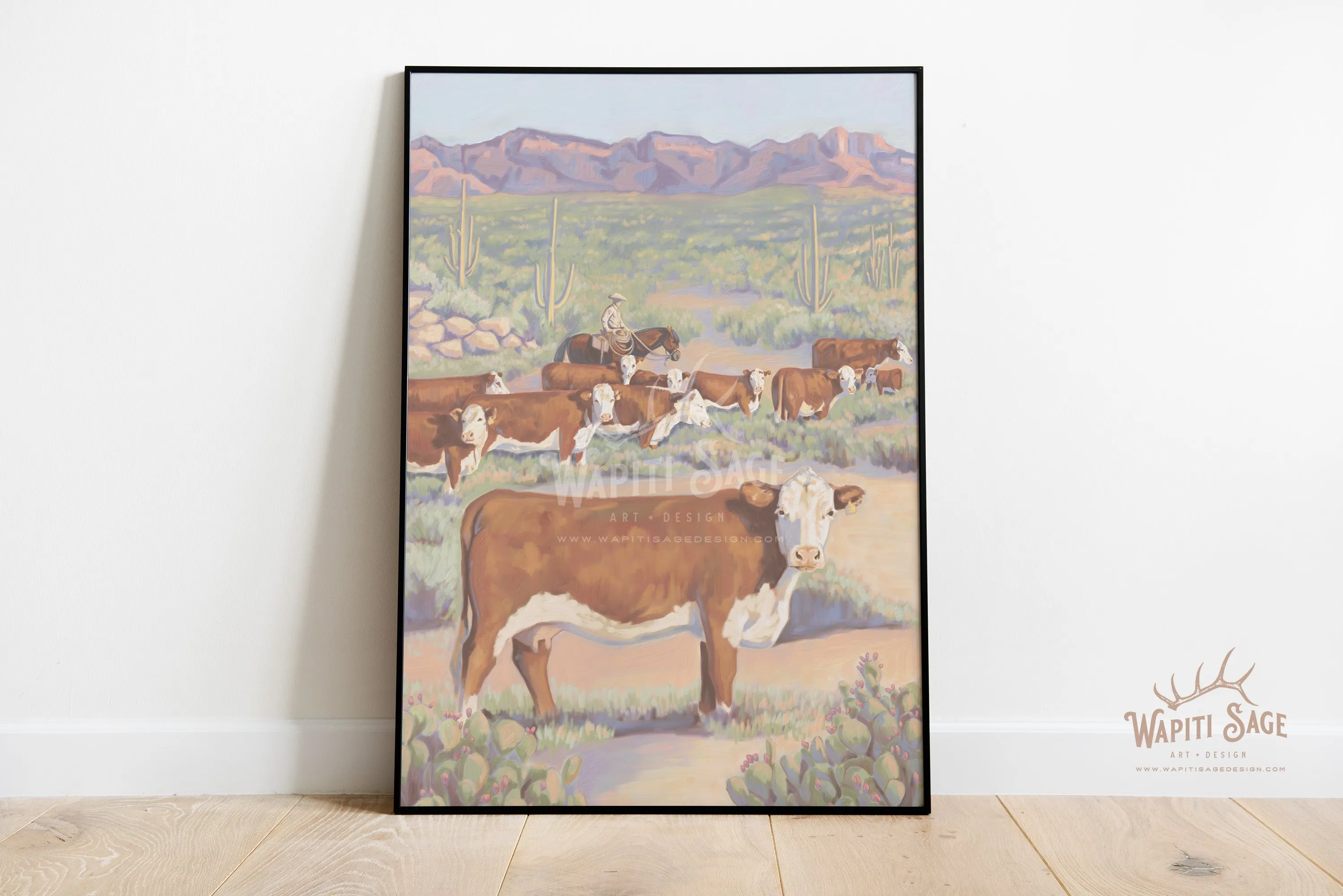 "Red Desert" Premium Matte Paper Art Print