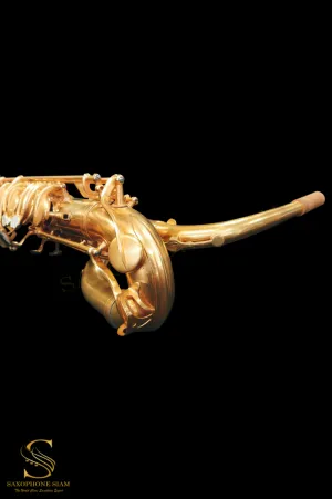 Rampone & Cazzani R1 Jazz Vintage Gold Plated Baritone neck with bag BSNJAU