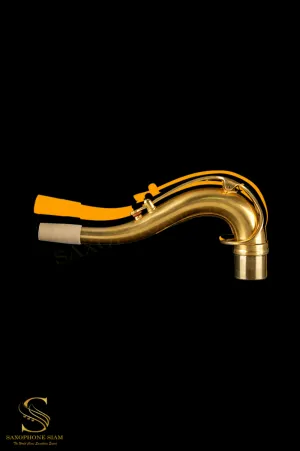 Rampone & Cazzani R1 Jazz Vintage Gold Plated Tenor neck with bag TSNJAU