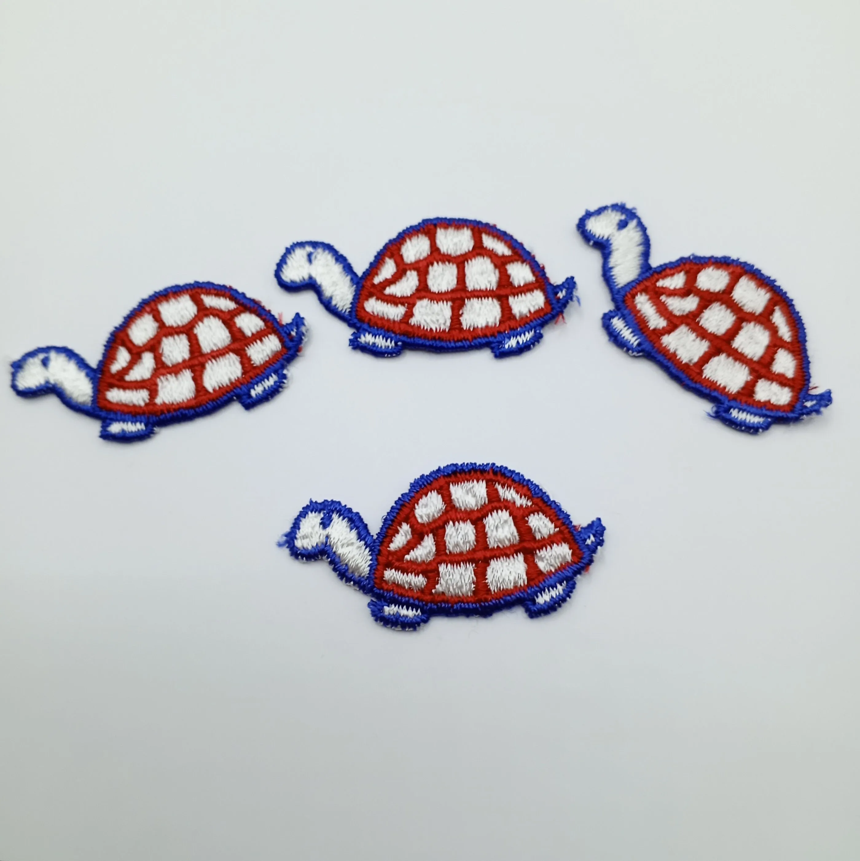 Red white blue turtle Patches sewing appliqué #458