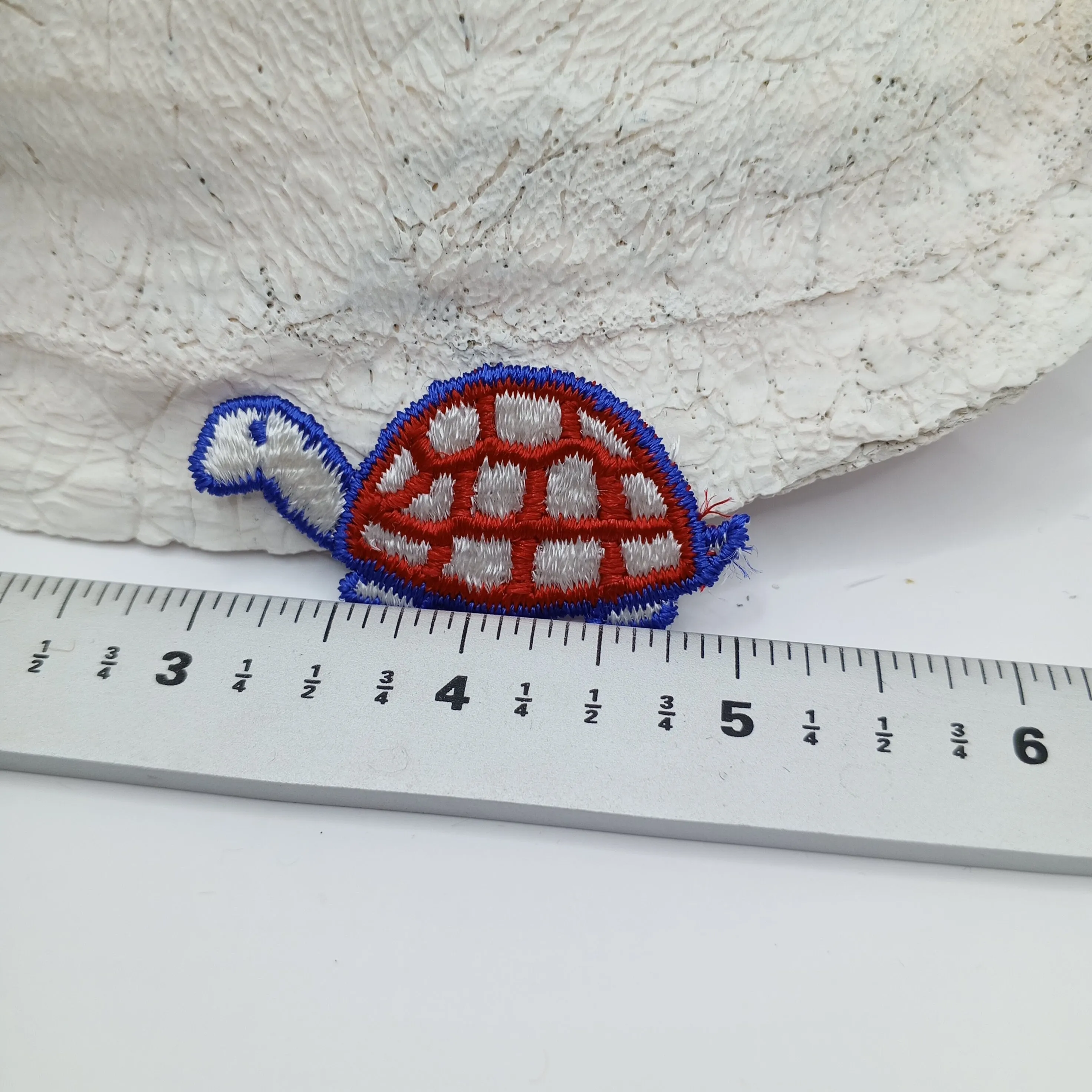 Red white blue turtle Patches sewing appliqué #458