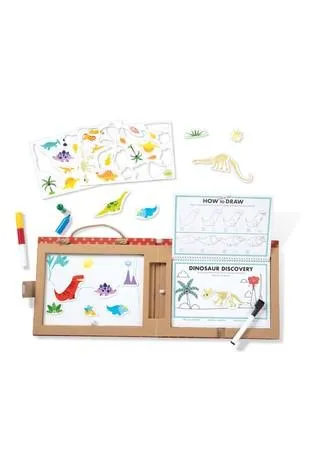 Reusable Drawing and Magnetic Kit Dino