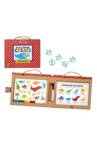 Reusable Drawing and Magnetic Kit Dino