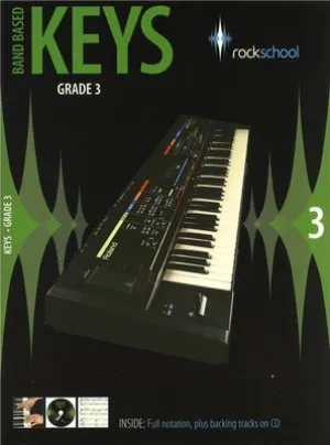 ROCKSCHOOL BAND BASED KEYS GRADE 3 BK/CD (O/P)