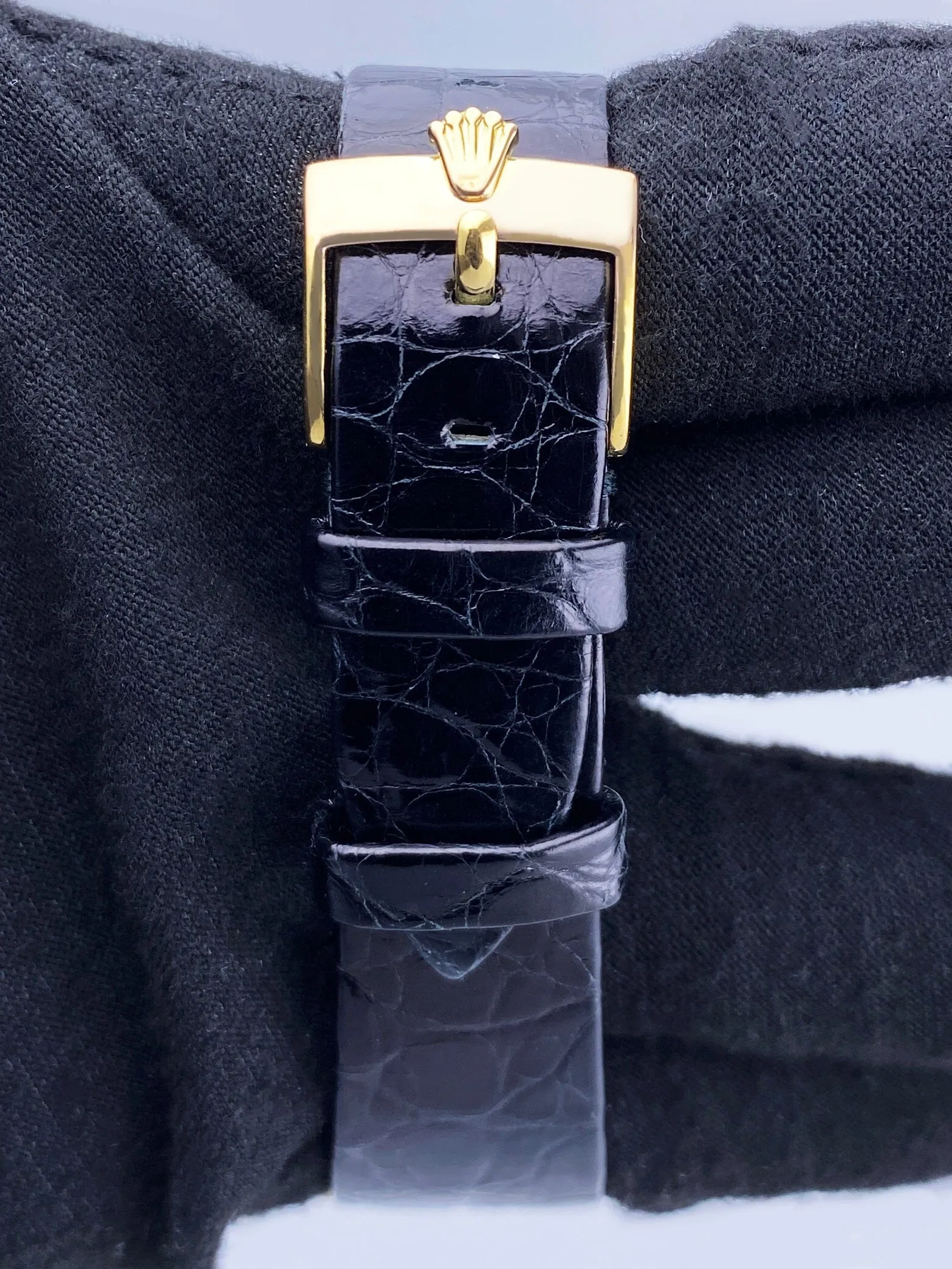 Rolex Cellini 3806 Champagne Dial 18K Yellow Gold Mens Watch