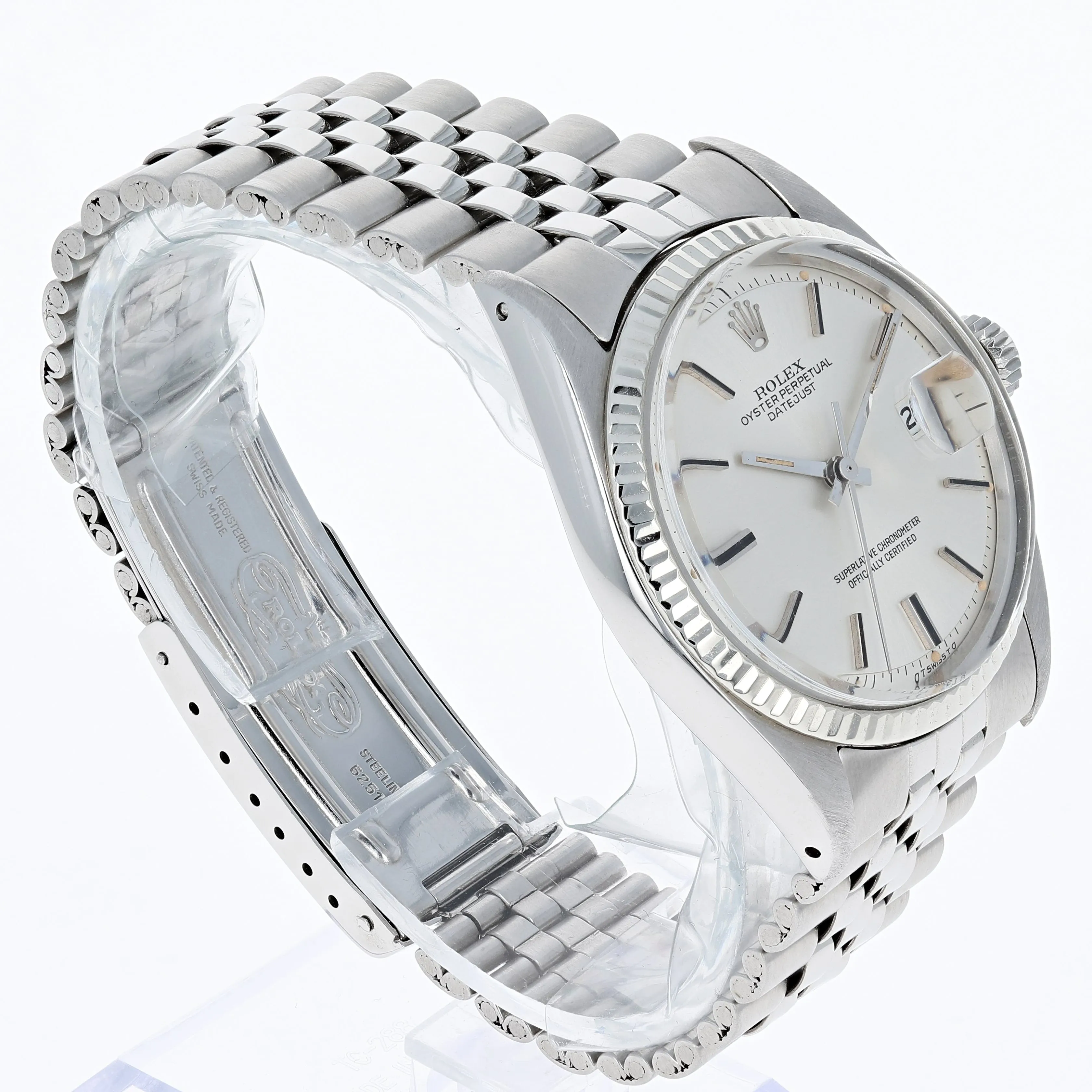 Rolex Datejust 1601 Sigma Dial Cal. 1575 Automatic c. 1973 Jubilee White Gold & Steel 36 mm