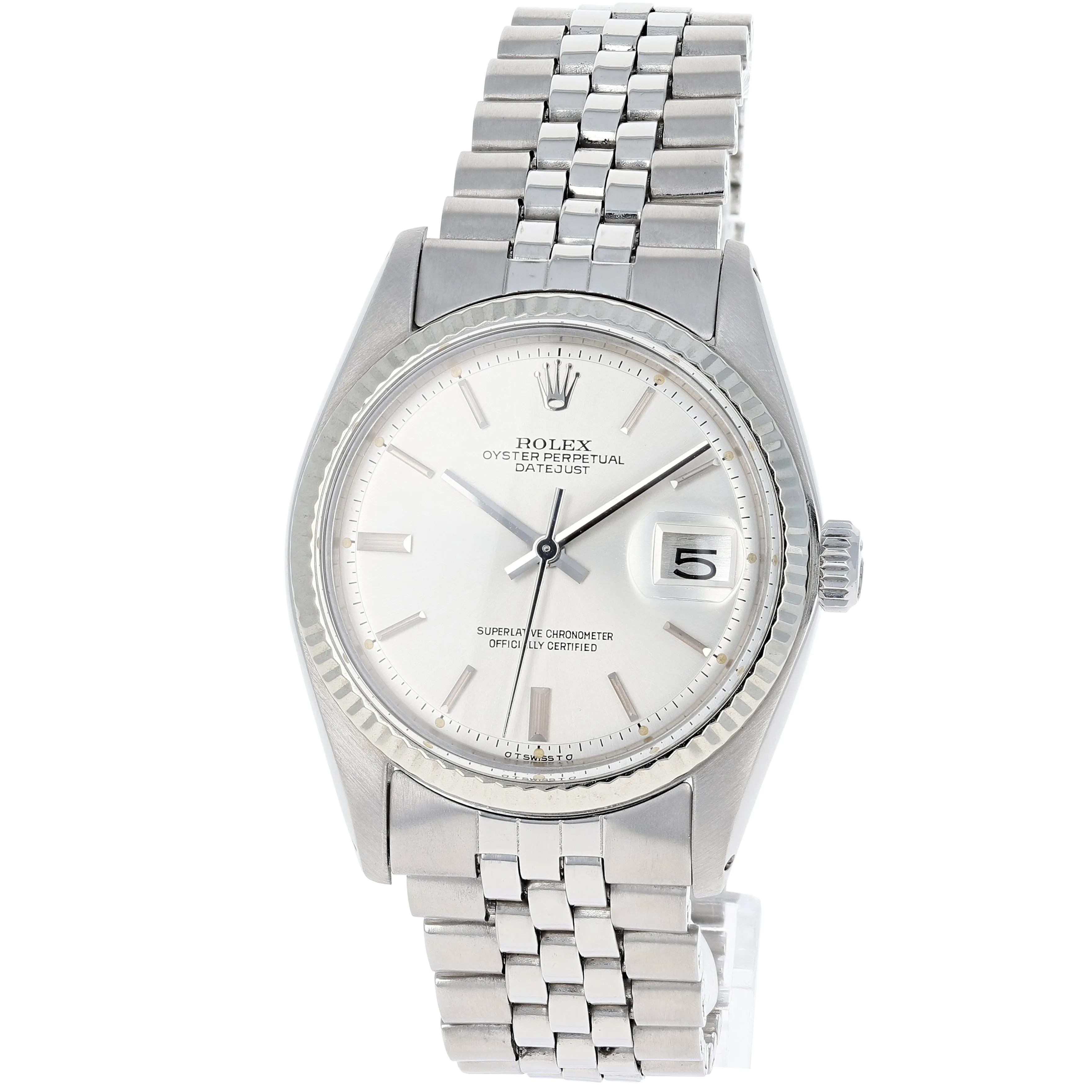 Rolex Datejust 1601 Sigma Dial Cal. 1575 Automatic c. 1977 Jubilee White Gold & Steel 36 mm