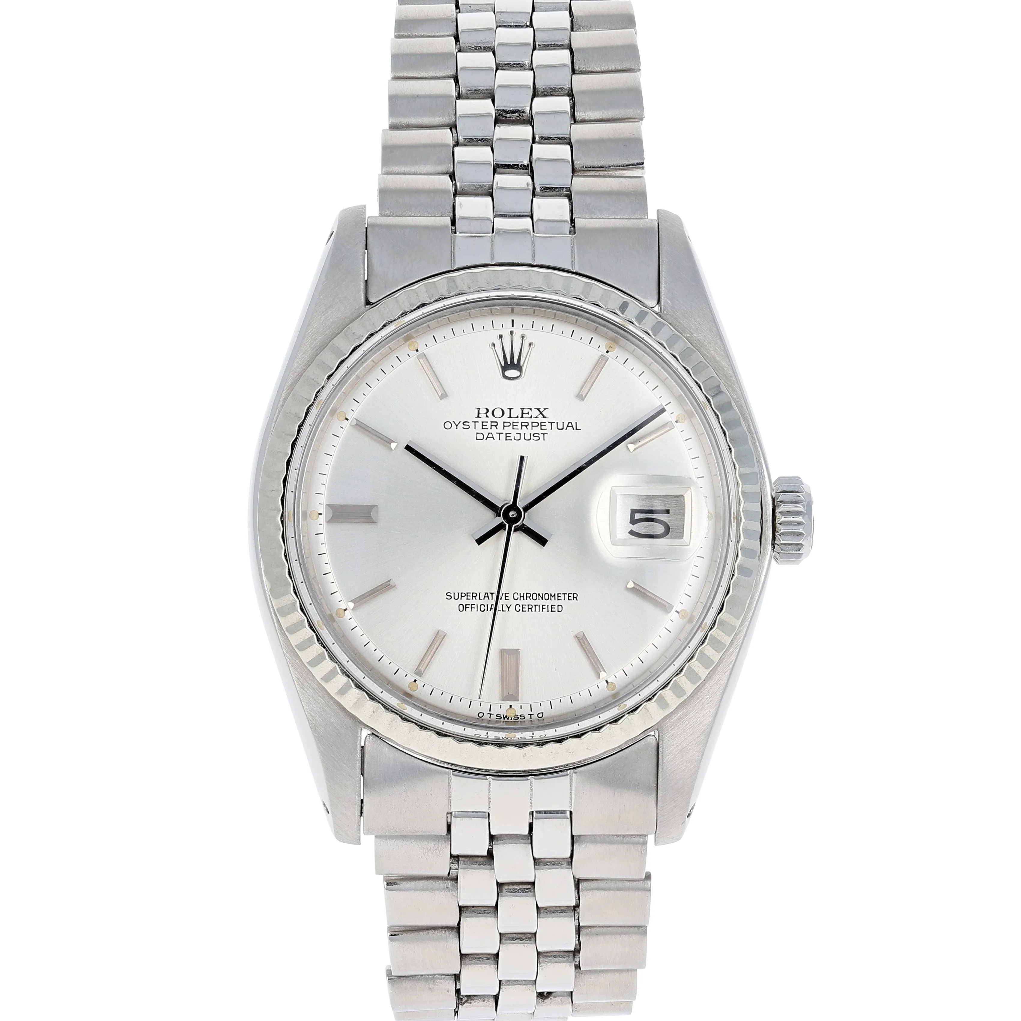 Rolex Datejust 1601 Sigma Dial Cal. 1575 Automatic c. 1977 Jubilee White Gold & Steel 36 mm