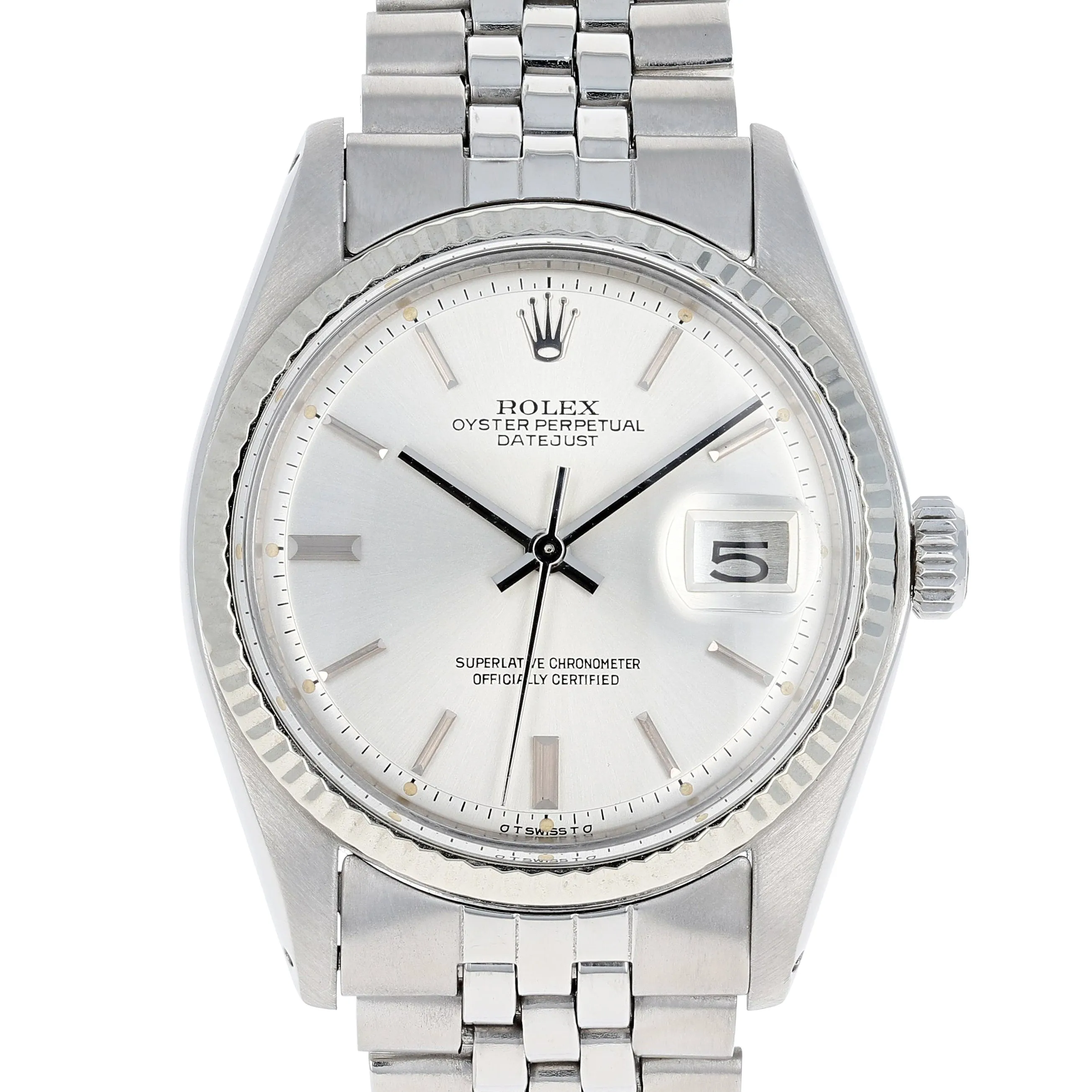 Rolex Datejust 1601 Sigma Dial Cal. 1575 Automatic c. 1977 Jubilee White Gold & Steel 36 mm