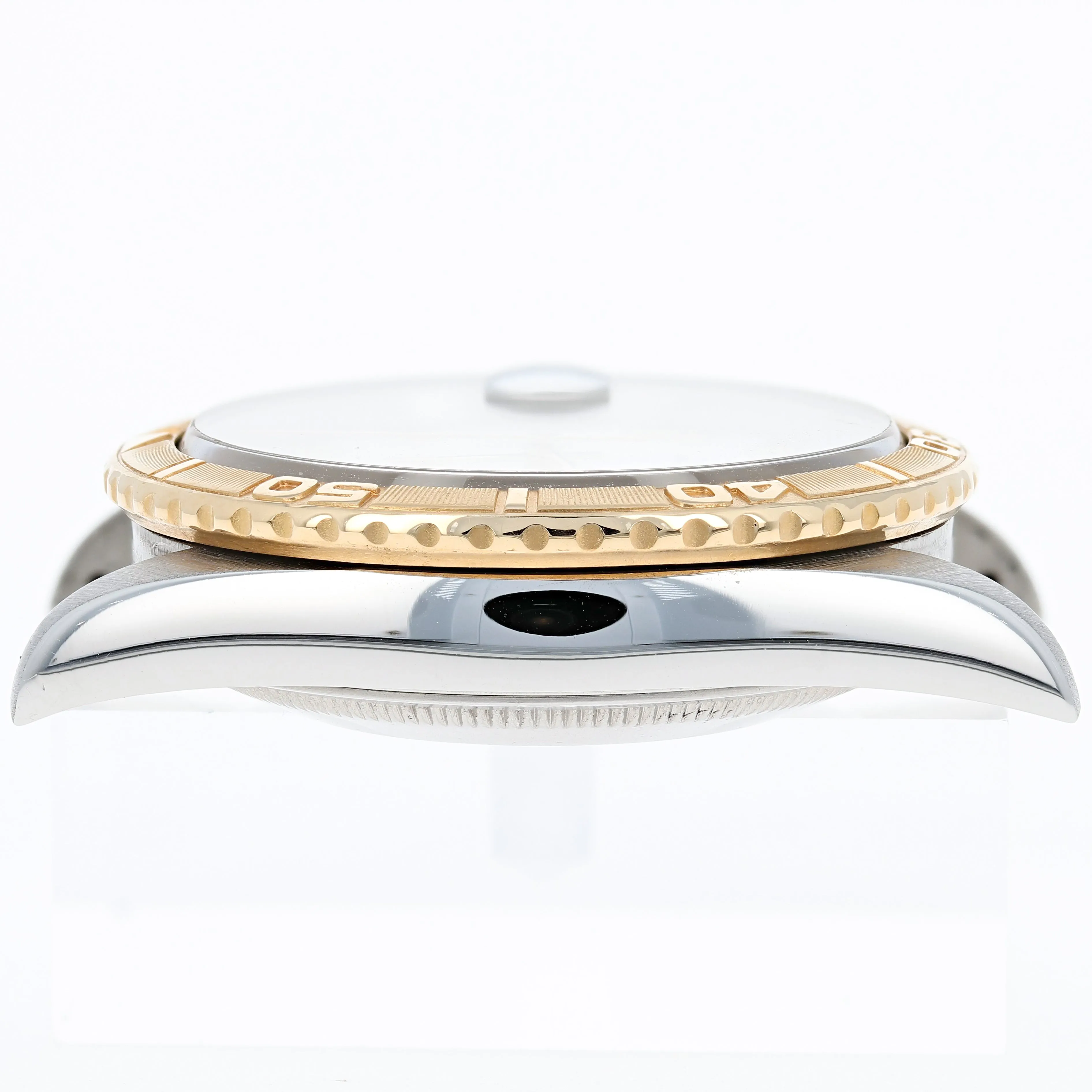 Rolex Datejust Turn-O-Graph 16263 White Roman c. 1995 Oyster 18k Yellow Gold & Steel 36 mm