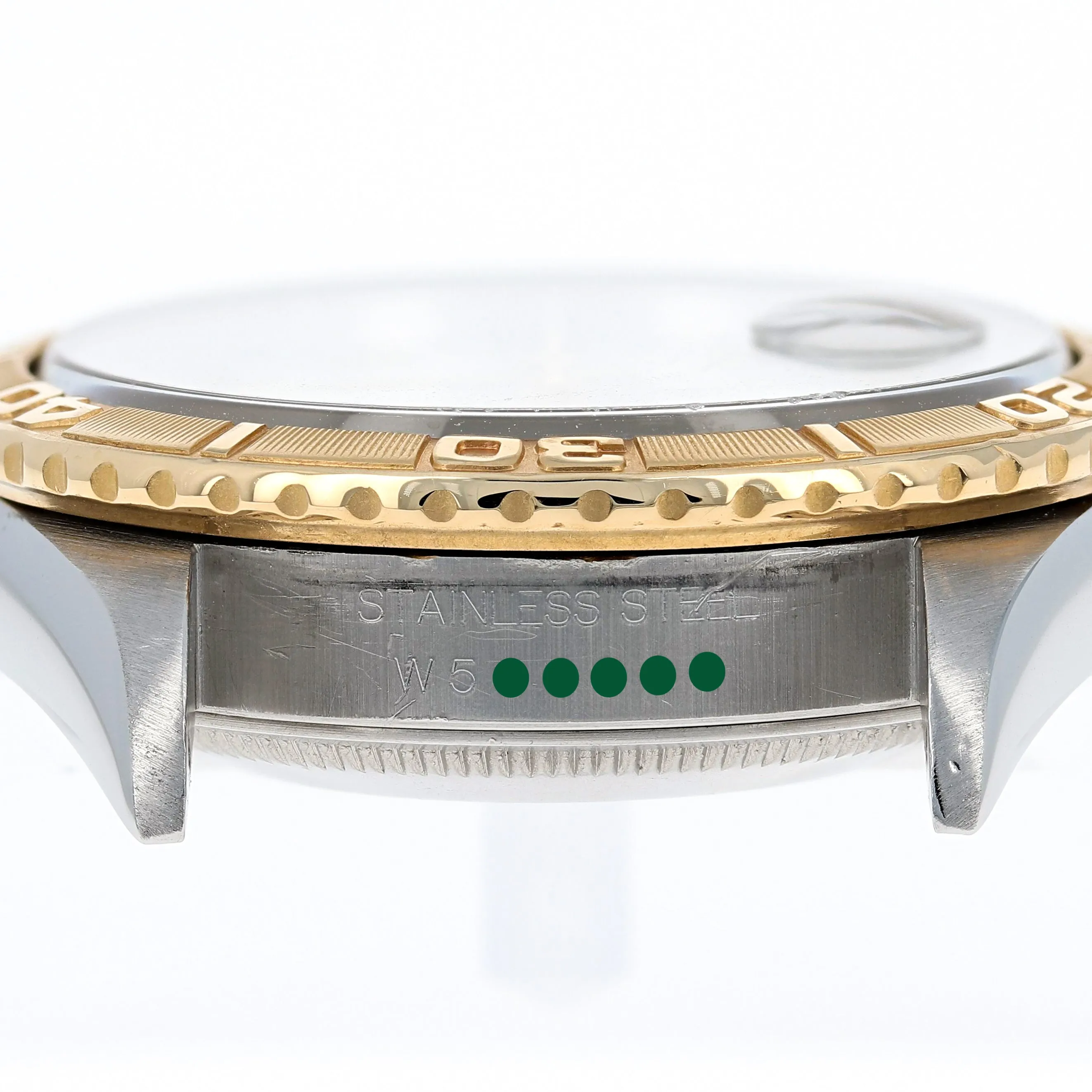 Rolex Datejust Turn-O-Graph 16263 White Roman c. 1995 Oyster 18k Yellow Gold & Steel 36 mm