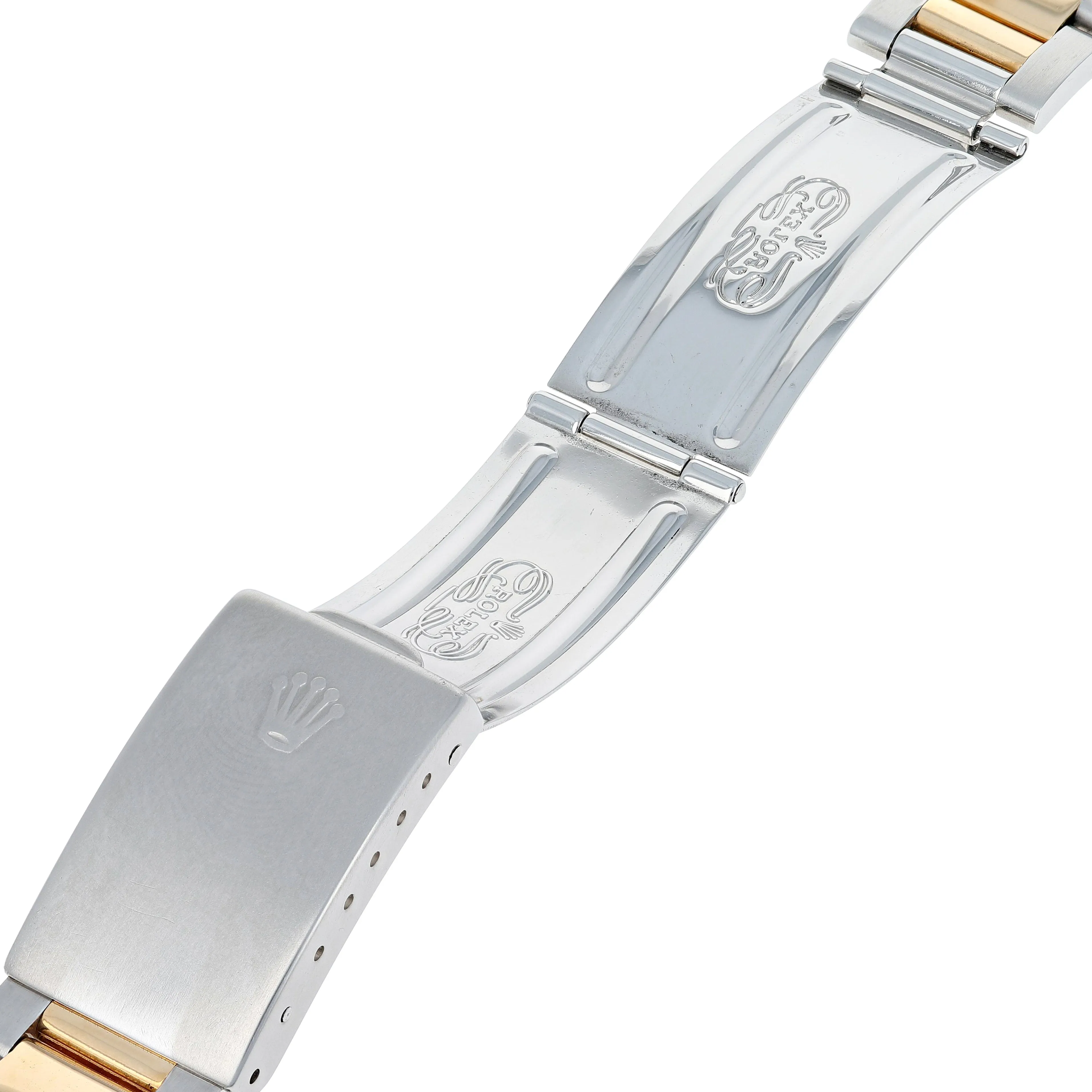 Rolex Datejust Turn-O-Graph 16263 White Roman c. 1995 Oyster 18k Yellow Gold & Steel 36 mm