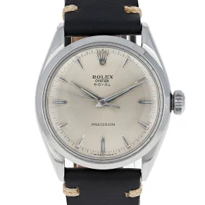 Rolex Oyster Precision Royal 6480 Manual Cal 1210 c. 1942 Steel 34 mm