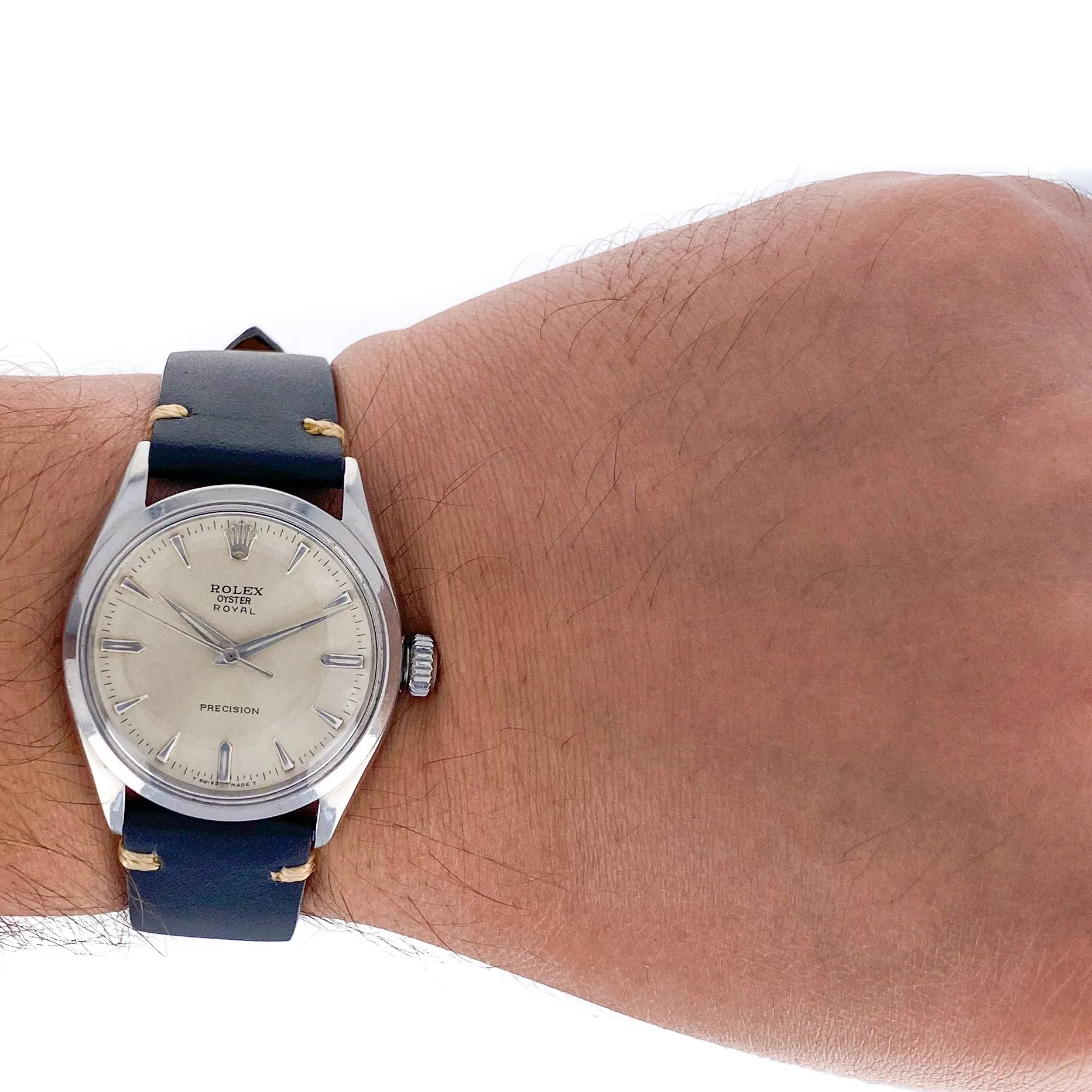 Rolex Oyster Precision Royal 6480 Manual Cal 1210 c. 1942 Steel 34 mm