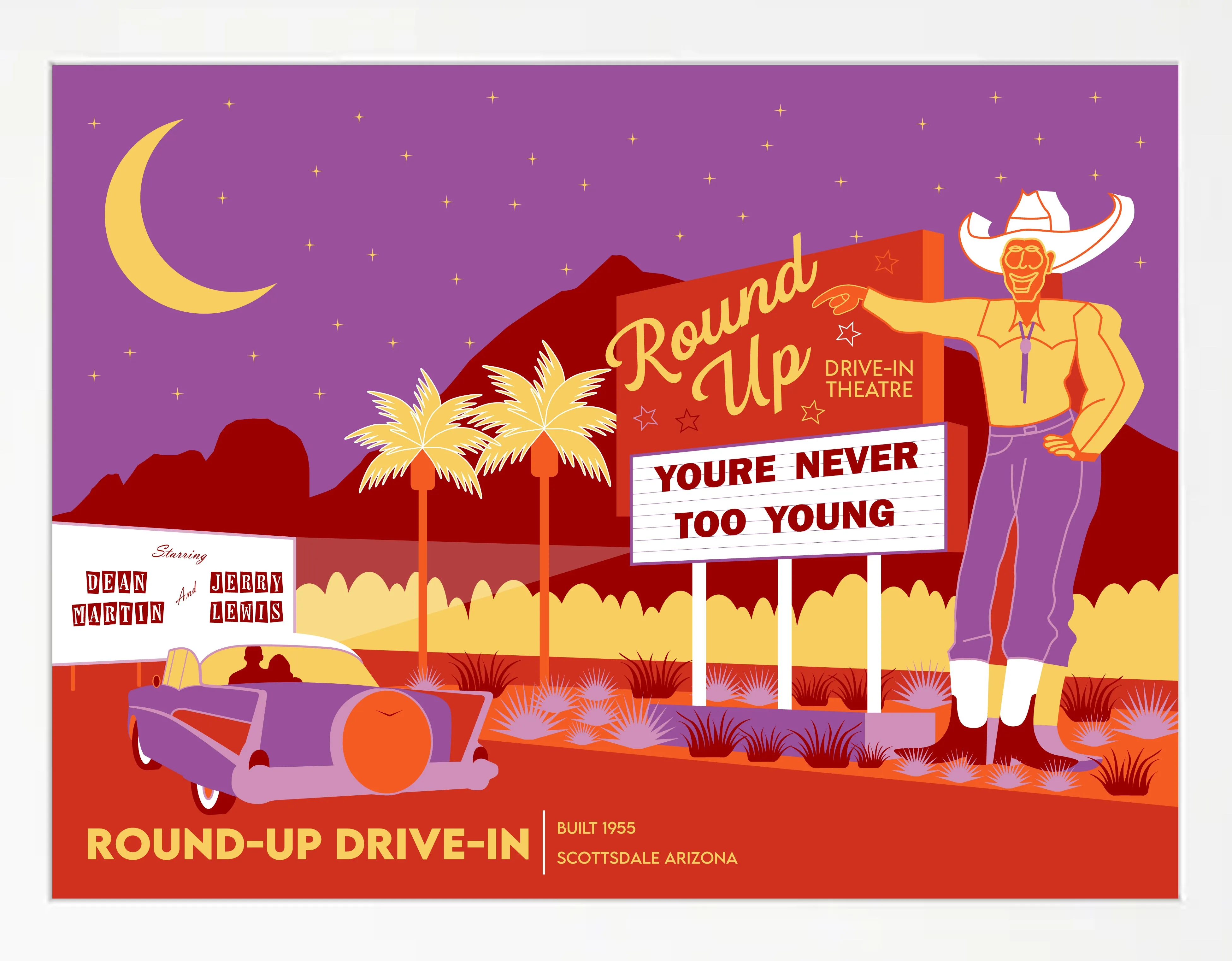 Round-Up Drive-In Print